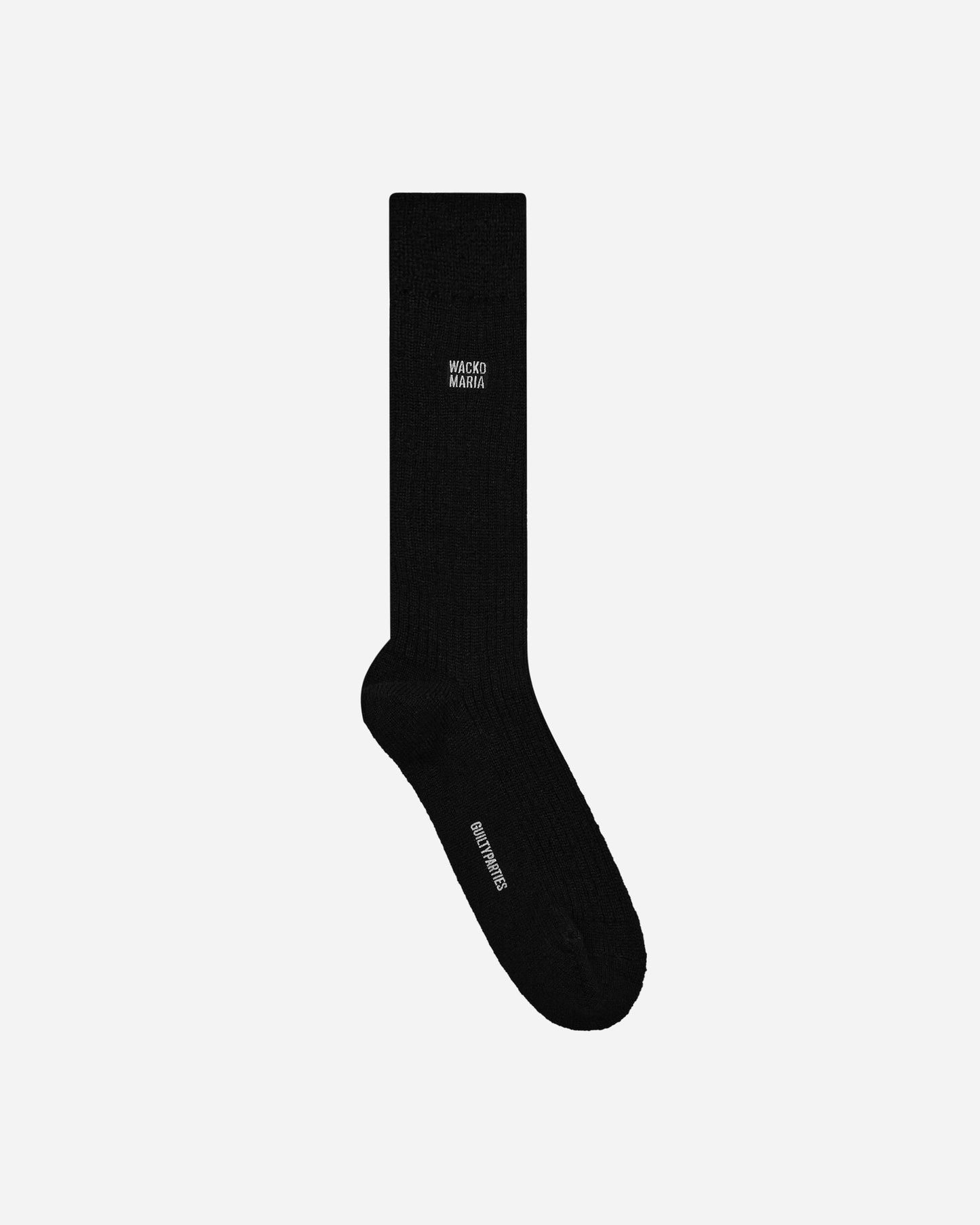 WACKO MARIA Logo Socks Black Underwear Socks 23FW-WMA-SO01  BLACK