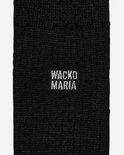 WACKO MARIA Logo Socks Black Underwear Socks 23FW-WMA-SO01  BLACK