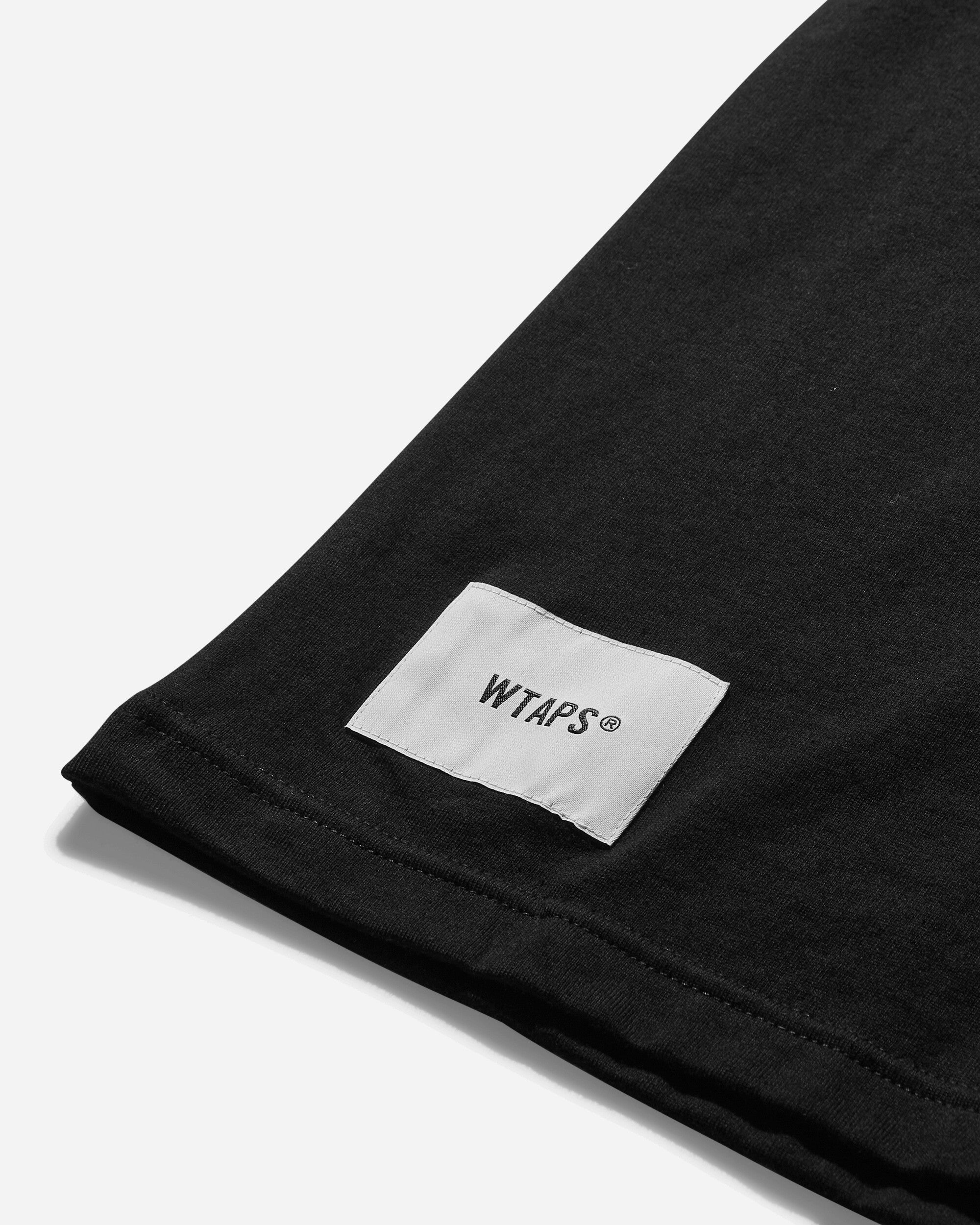 WTAPS Cut & Sewn 05 Black T-Shirts Shortsleeve 242ATDT-CSM05 001