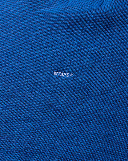 WTAPS Knit 04 Blue Knitwears Sweaters 242MADT-KNM04 002