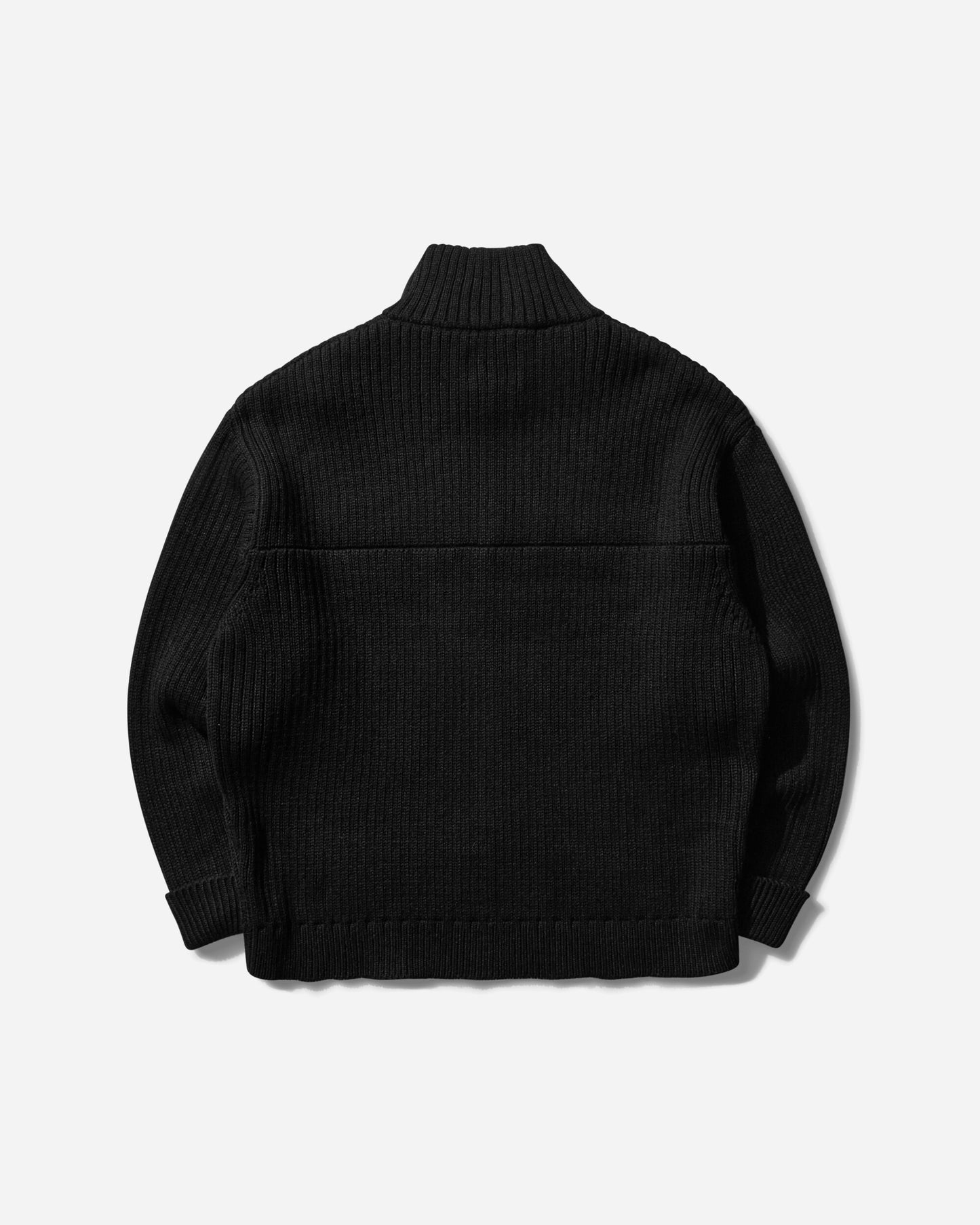 WTAPS Knit 03 Black Sweatshirts Zip-Ups 242MADT-KNM03 001