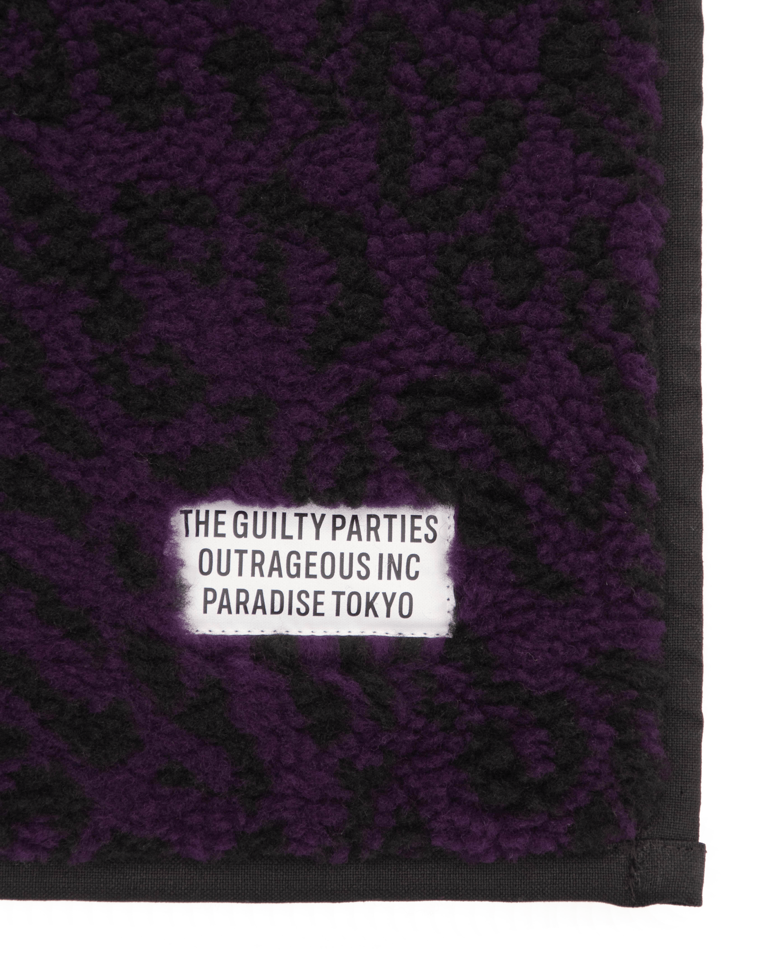 Wacko Maria Boa Rag Mat Purple Homeware Design Items 21FW-WMA-RM01 PURPLE