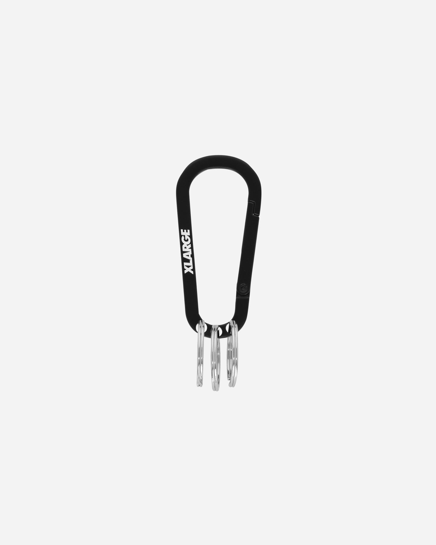 XLARGE Slanted Logo Keyring Carabiner Black Small Accessories Keychains 201251054006S 10