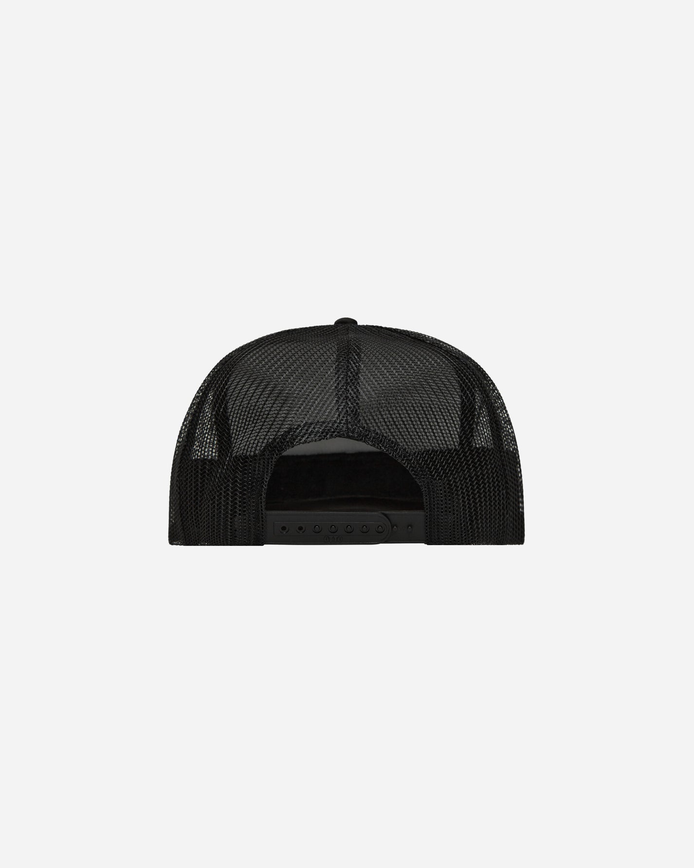 aNYthing Stacked Trucker Black Hats Caps ANY-104 BK