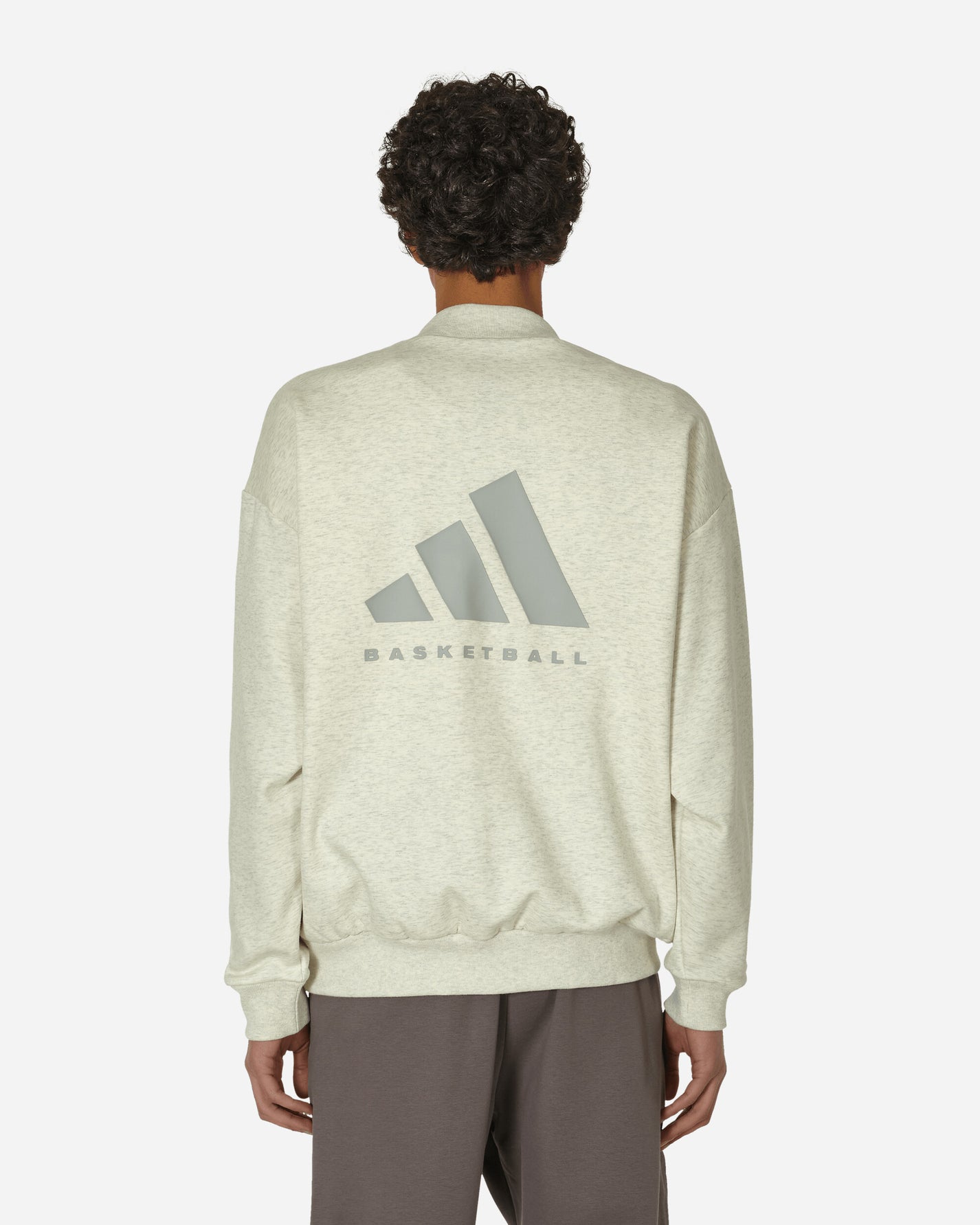 adidas One Fl Crew Cream White Mel Sweatshirts Crewneck IX1965 001