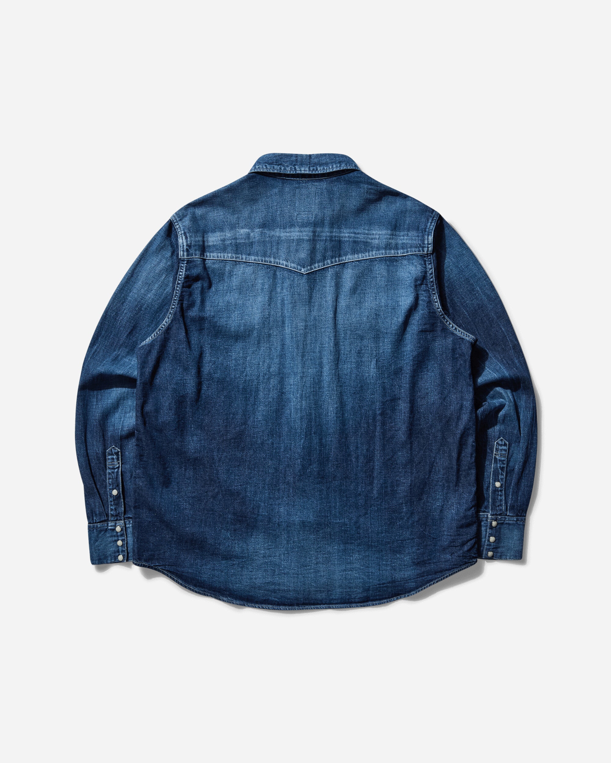 visvim Social Sculpture Shirt Damaged Indigo Shirts Longsleeve Shirt 0125105007001 1