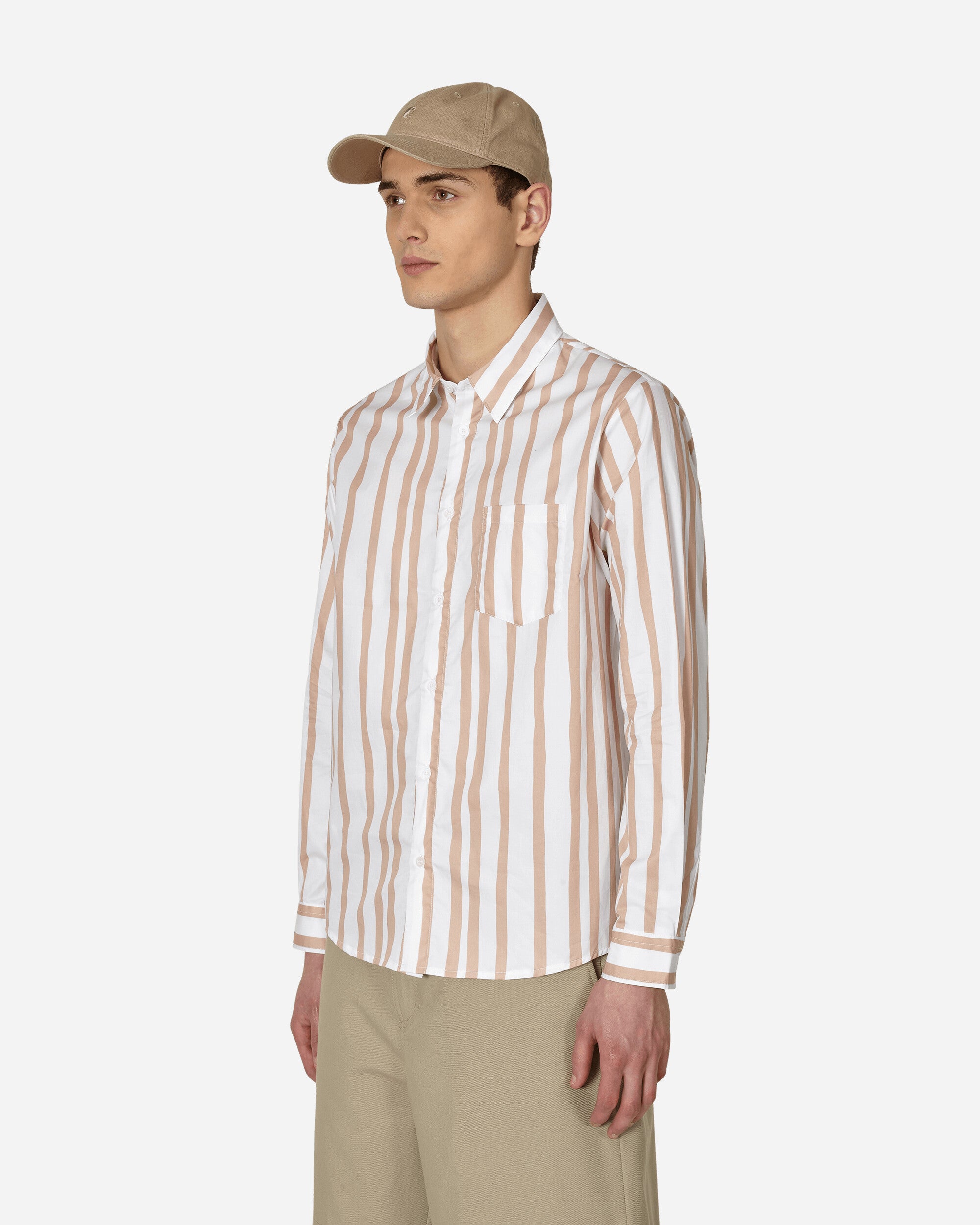 A.P.C. Mathieu Shirt Camel Shirts Longsleeve Shirt COGBT-H12511 CAB
