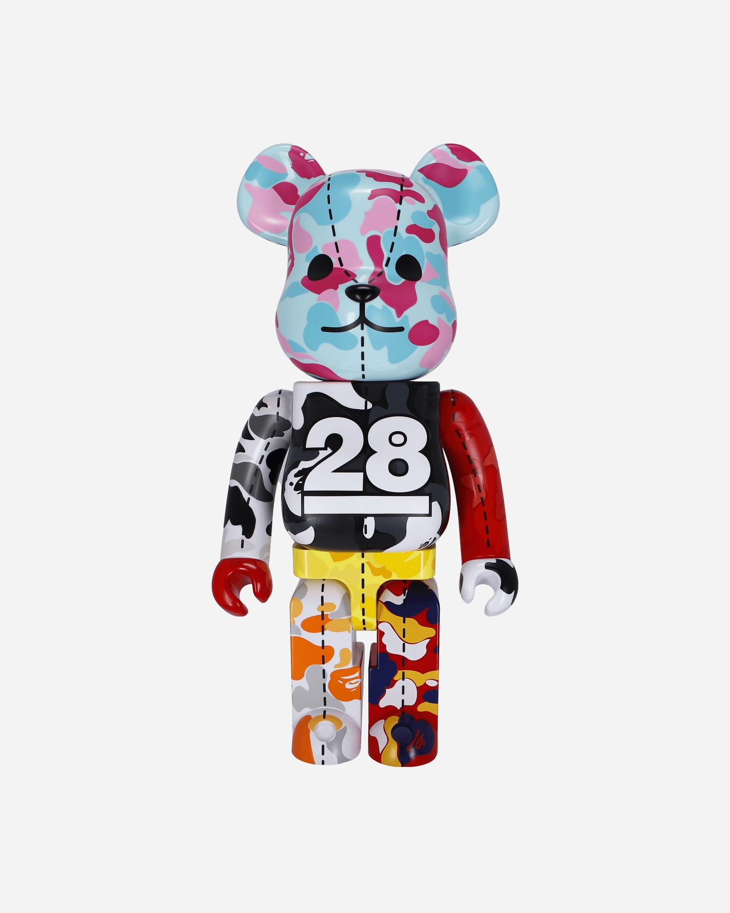 A Bathing Ape 28Th Anniversary Bearbrick Bape Camo 1000% Pink Homeware Toys 1H73182915 D