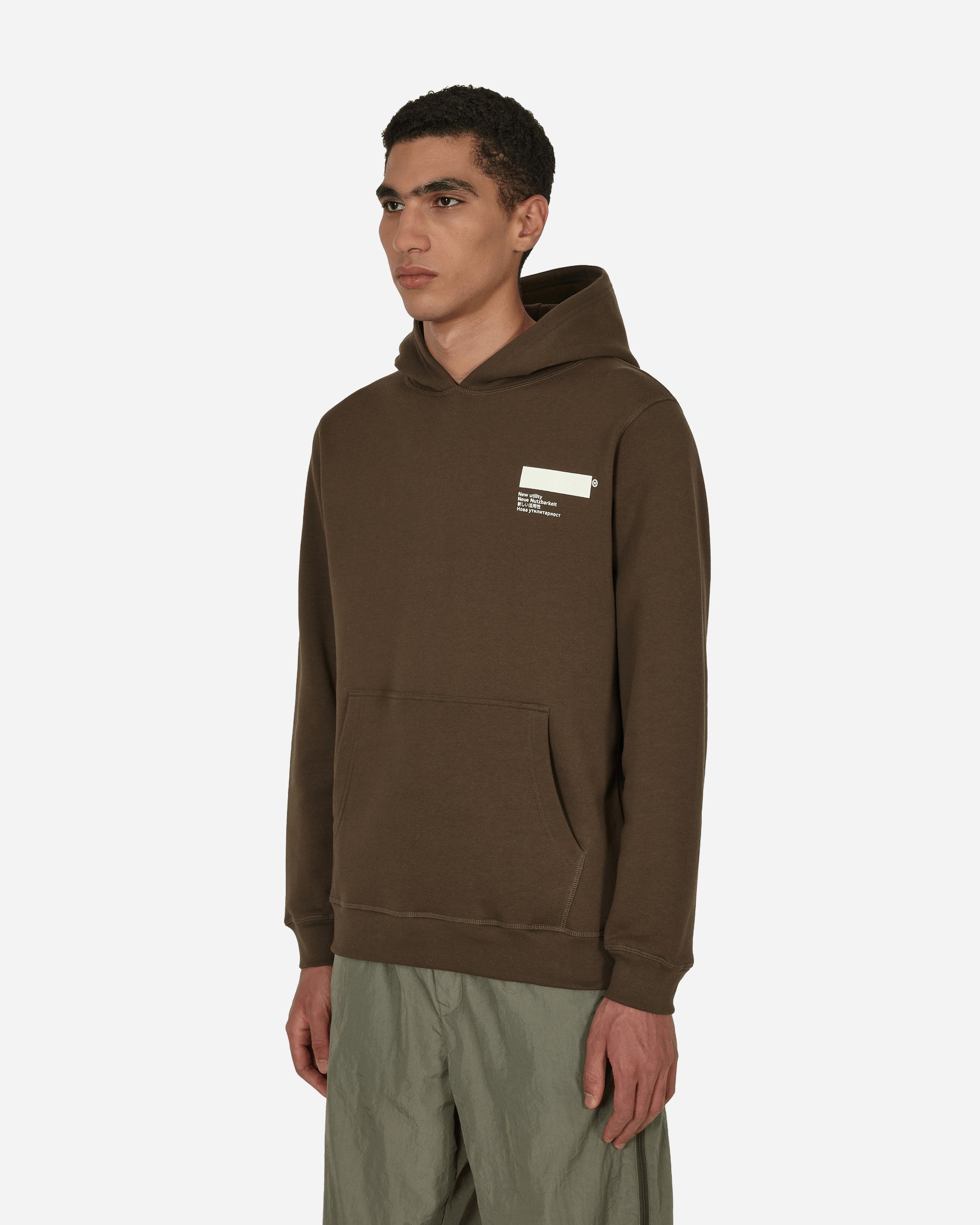 AFFXWRKS Standardised Hoodie Olive Brown/Phosphorescent Sweatshirts Hoodies FW22HO01 MULTI