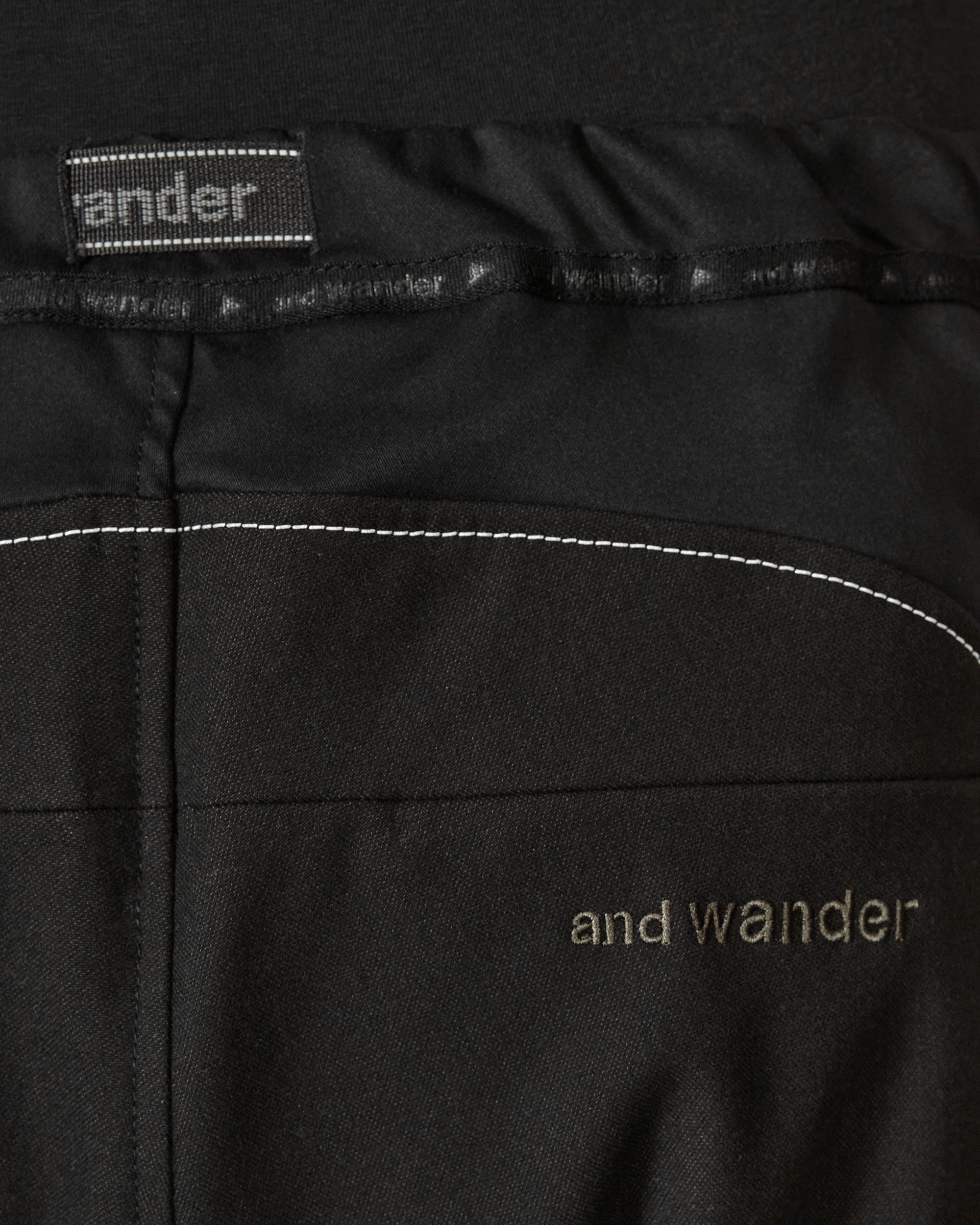 And Wander Air Hold Pants Black Pants Trousers 5742252334 010