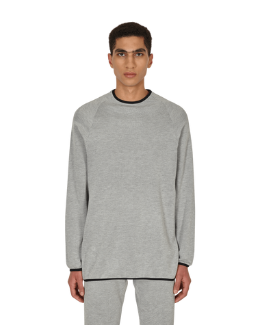 Arnar Mar Jonsson Knitted Underlayer Grey Knitwears Sweaters AMJKNITTEDUNDERTOP 001