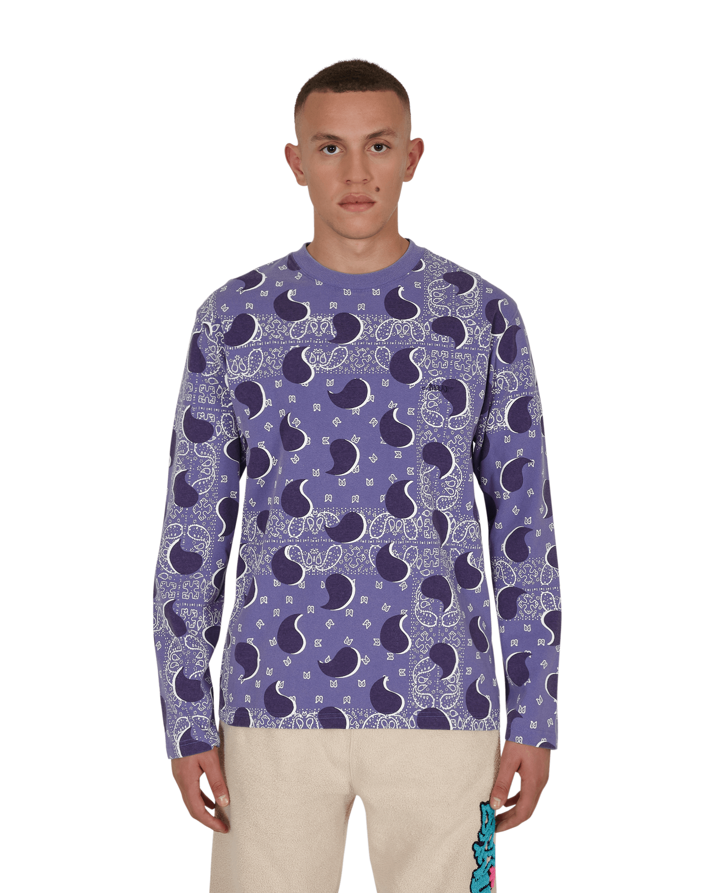 Awake NY Big Paisley Sapphire T-Shirts Shortsleeve AWK-FW21-TS001 SAPPHIRE