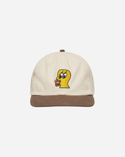 Brain Dead Duck Face 6 Panel Hat Natural Hats Caps BDP23H01002918 WH02