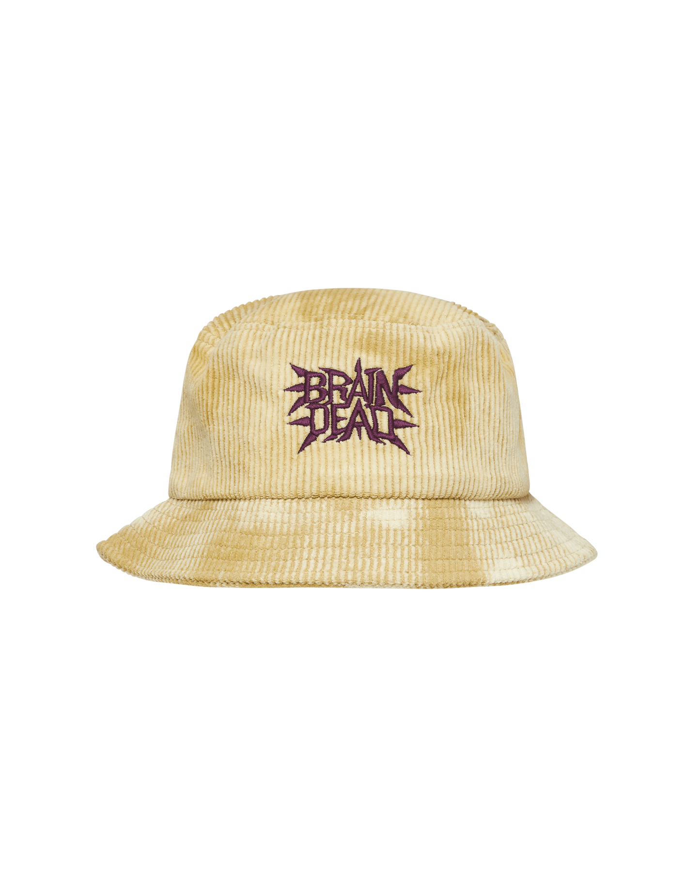 Brain Dead Spikey Bleached Gold Hats Caps BDF21H02001917 YL05