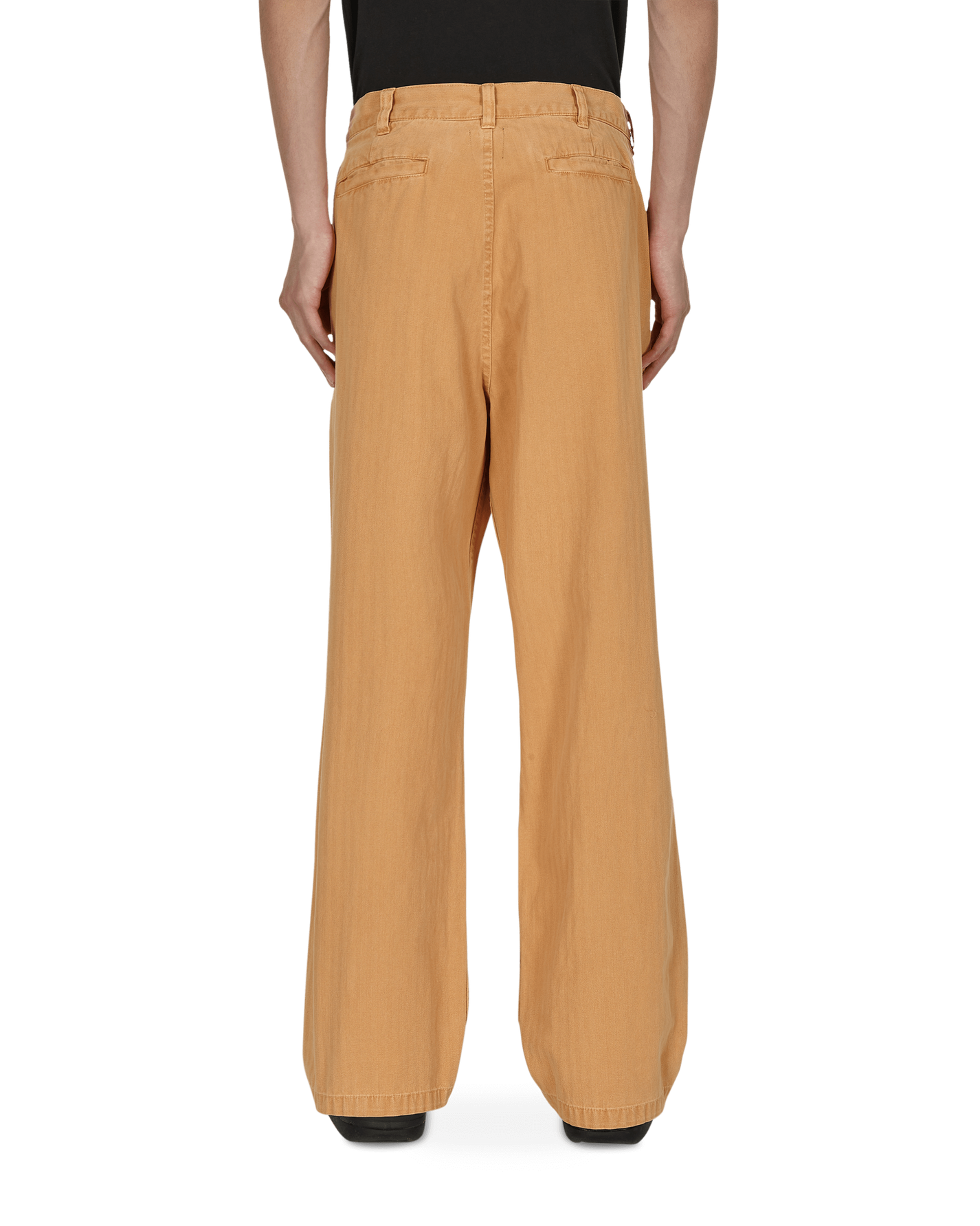 Brain Dead Livewire Pigment Dyed Herringbone Pant Squash Pants Trousers BDF21B04002030 OR03