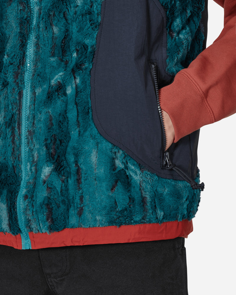 Brain Dead Organic Paneled Fur Vest Mallard Coats and Jackets Vests BDF22O17002485 GR14