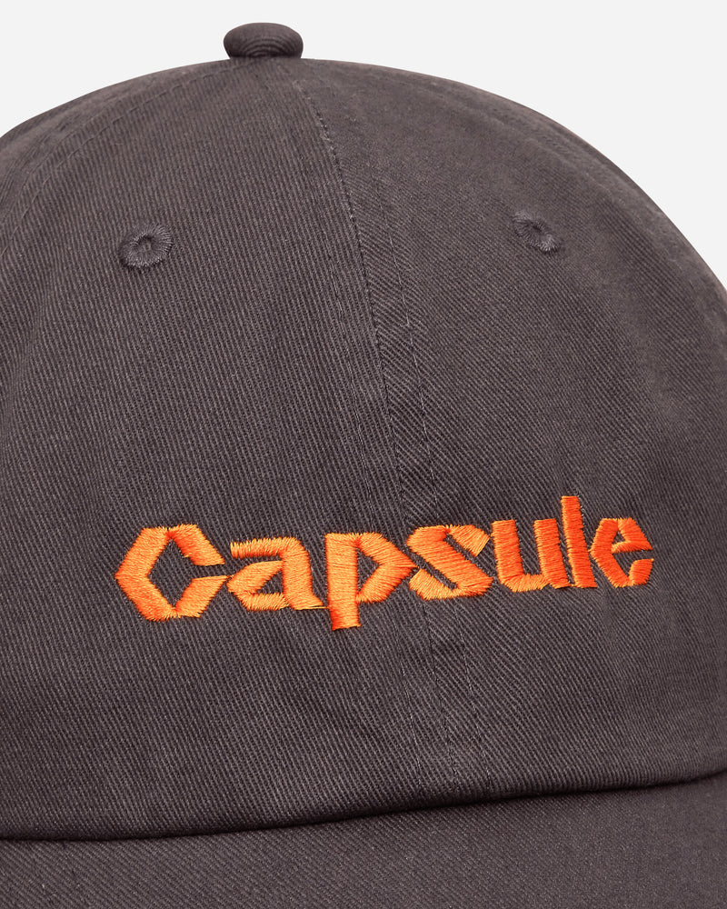 Capsule Capsule Embroidered Logo Cap Charcoal Hats Caps CAPLOGOHAT GREY