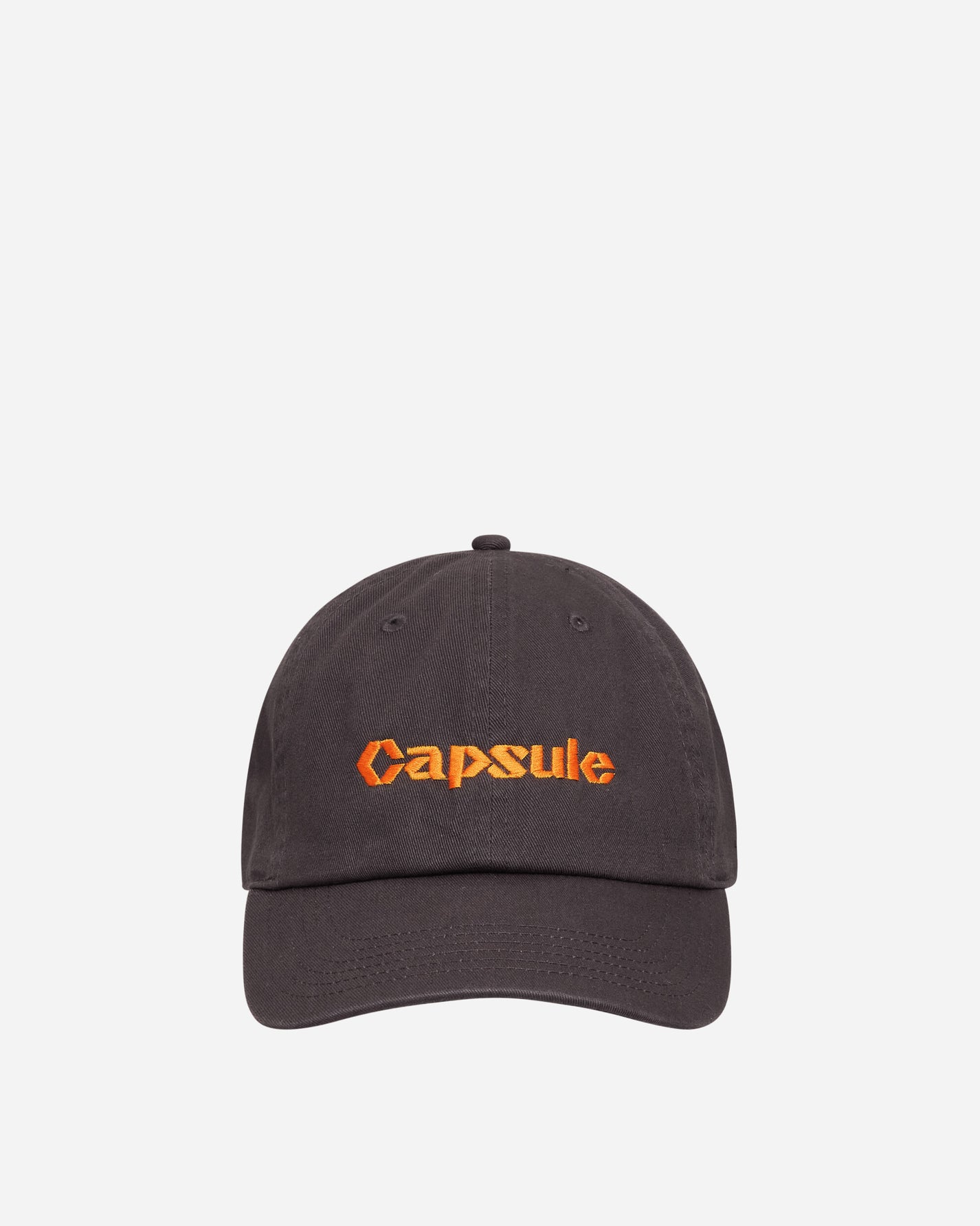 Capsule Capsule Embroidered Logo Cap Charcoal Hats Caps CAPLOGOHAT GREY