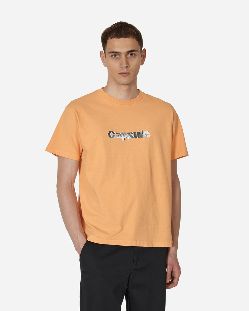 Capsule Chrome Logo T-Shirt Orange Julius T-Shirts Shortsleeve CAPCHROMETEE ORANGESILVER