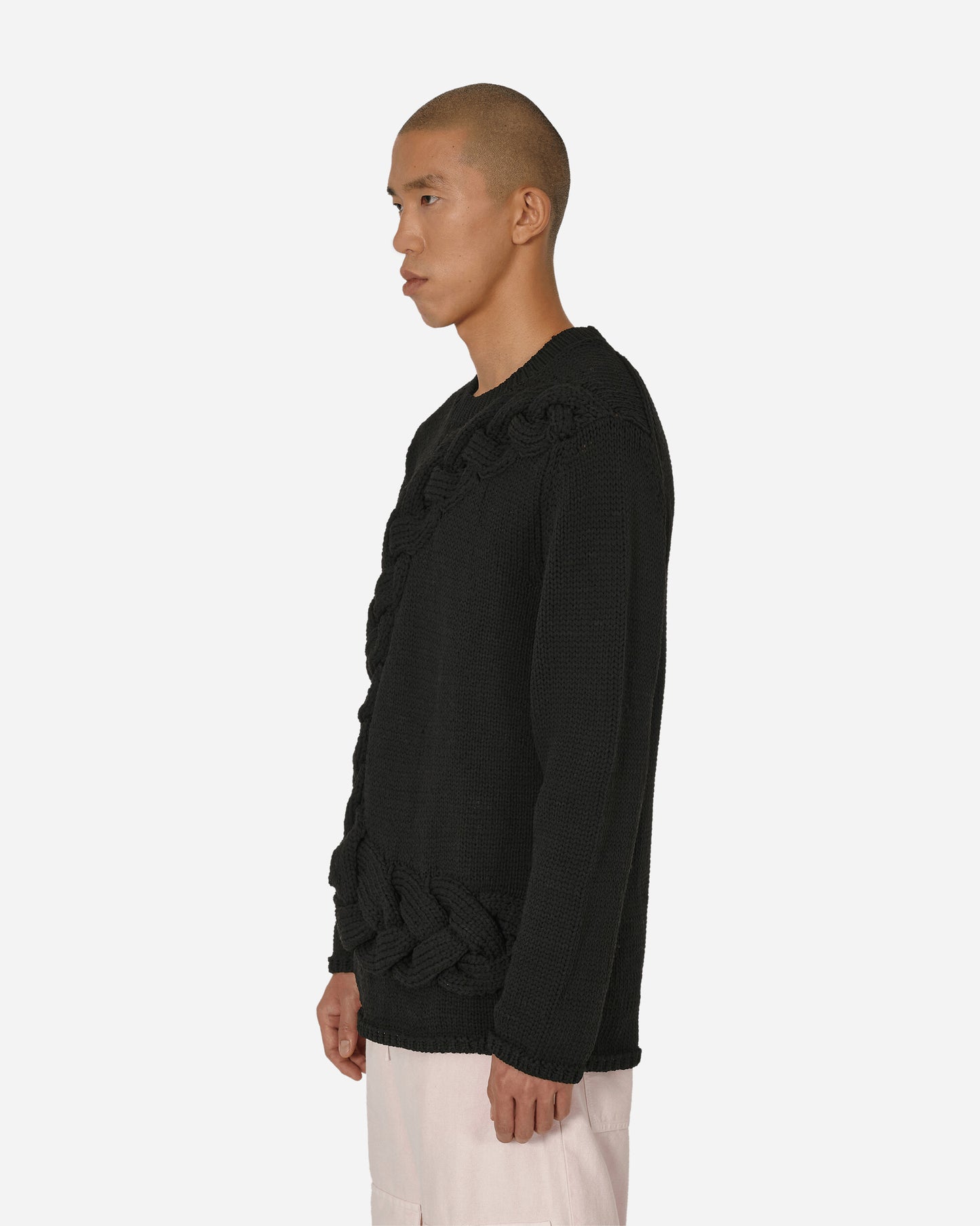 Comme Des Garçons Homme Plus Men'S Sweater Black Knitwears Sweaters PL-N009-W23 1