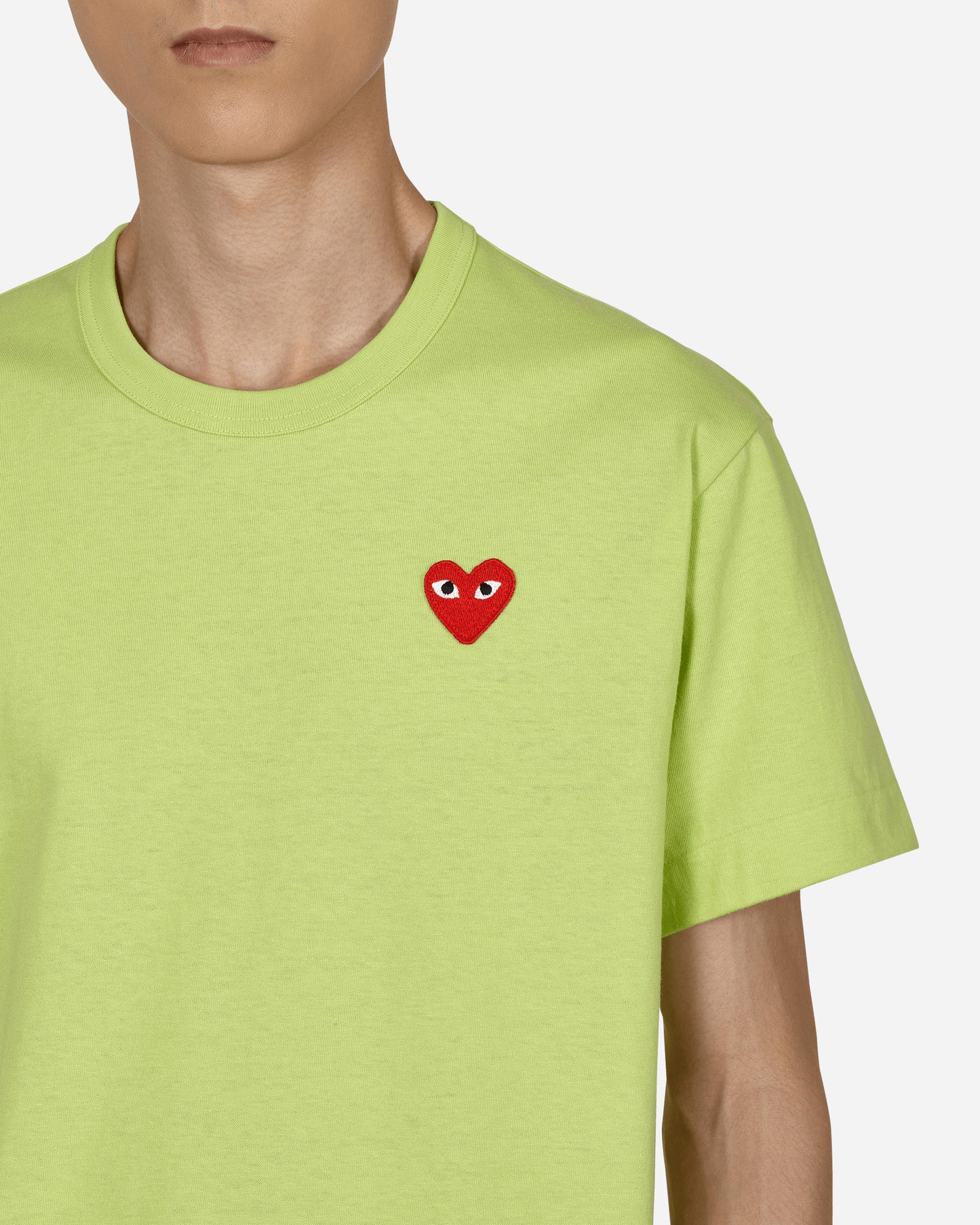 Comme Des Garçons Play Mens T Shirt Green T-Shirts Shortsleeve P1T272 2