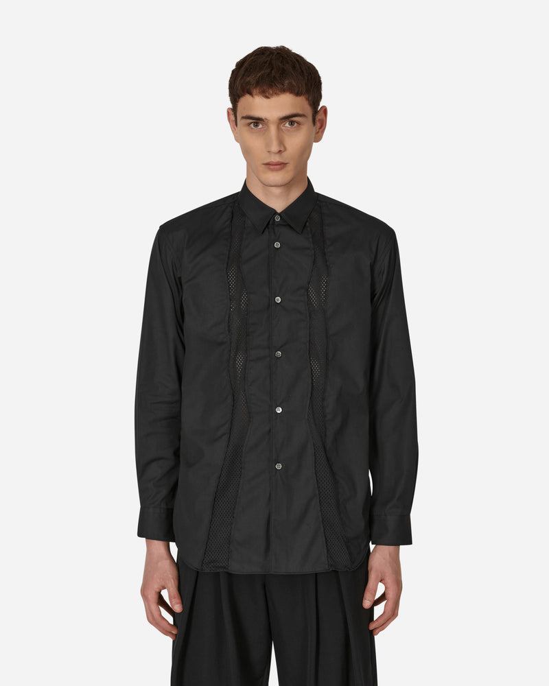 Comme Des Garçons Shirt Mens Shirt Woven Black Shirts Longsleeve FJ-B022-W22 1