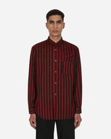 Comme Des Garçons Shirt Shirt Woven Stripes Red Shirts Longsleeve FI-B017 1