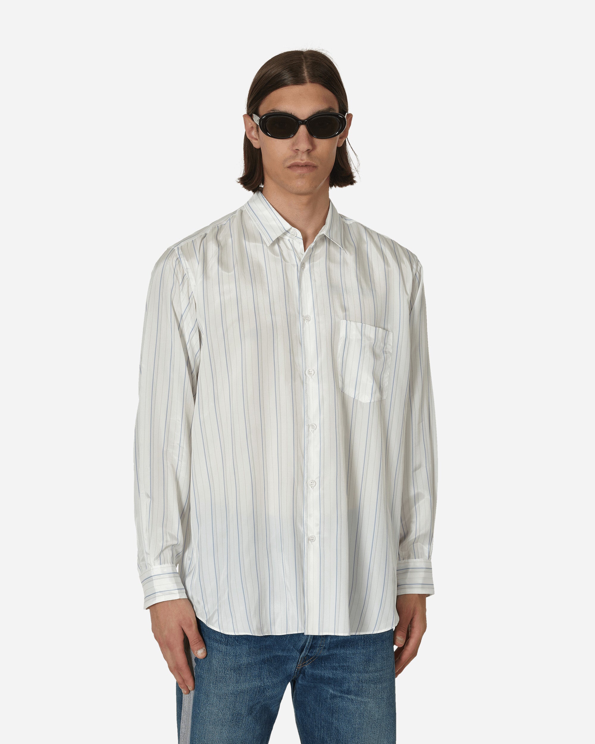 Forever Stripe Cupro Longsleeve Shirt Stripe