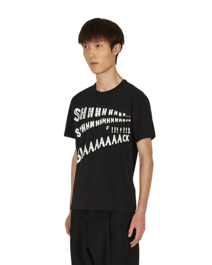 Comme Des Garcons Black T-Shirt Black T-Shirts Shortsleeve 1H-T004-W21 1