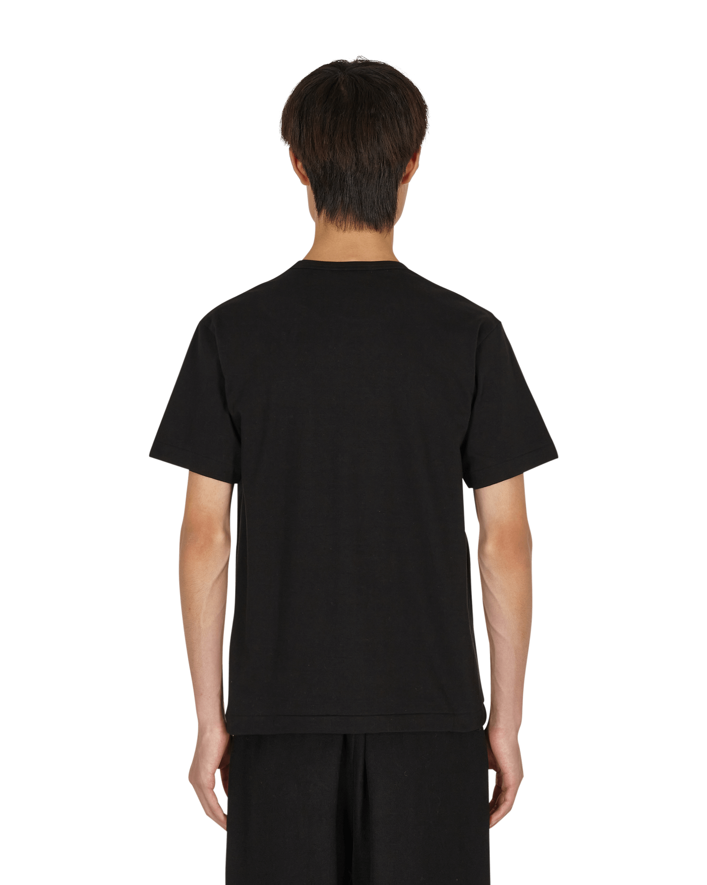 Comme Des Garcons Black T-Shirt Black T-Shirts Shortsleeve 1H-T004-W21 1