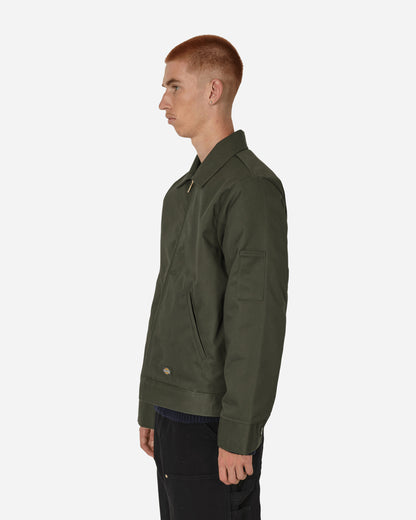 Dickies Lined Eisenhower Jckt Rec Olive Green Coats and Jackets Jackets DK0A4XK4 OGX1