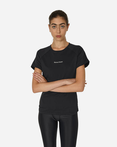 District Vision Wmns W Lightweight Short Sleeve Tee Black T-Shirts Shortsleeve DVW0008 B