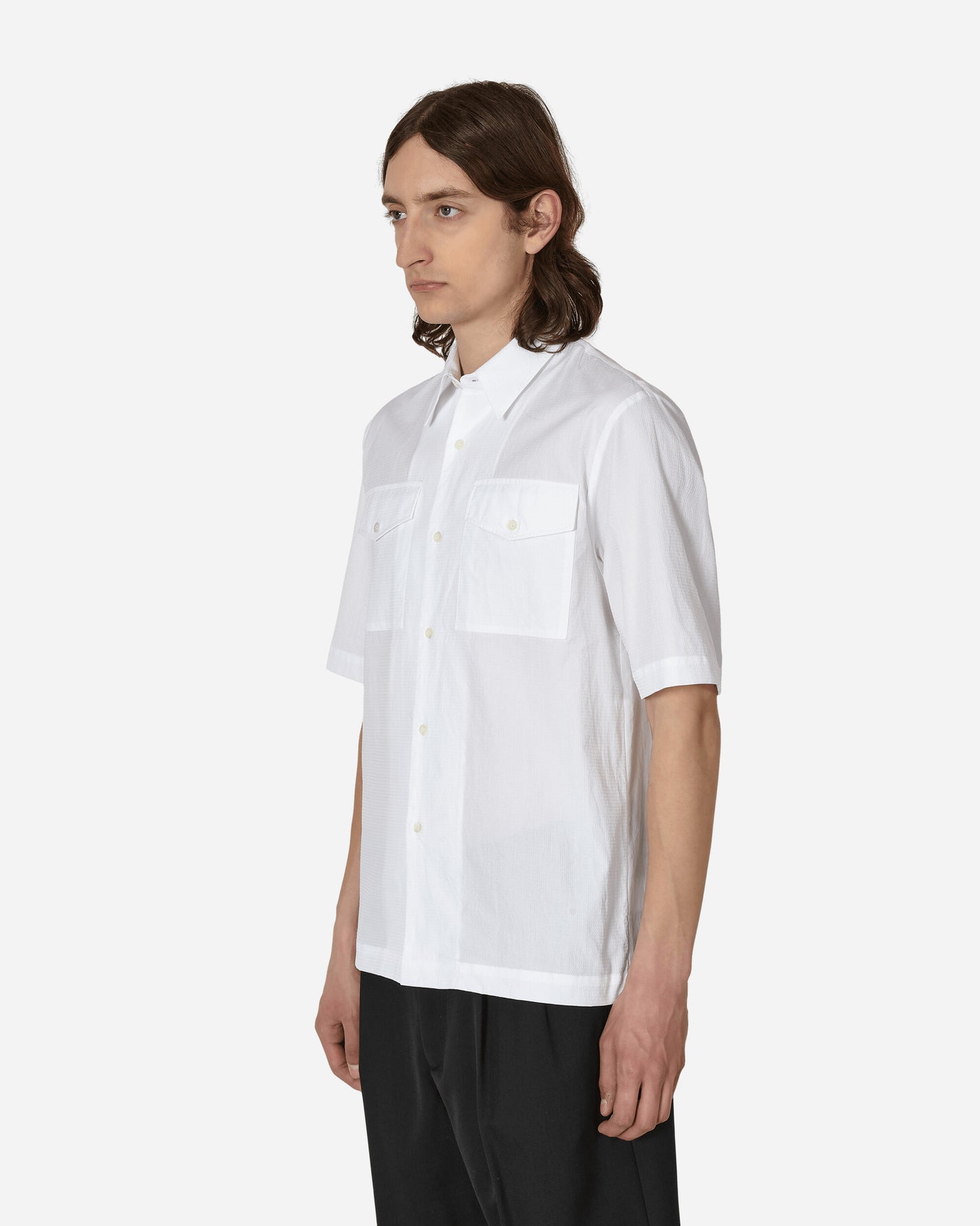 Dries Van Noten Claseni Shortsleeve Shirt White Shirts Shortsleeve Shirt 231-020705-6239 1