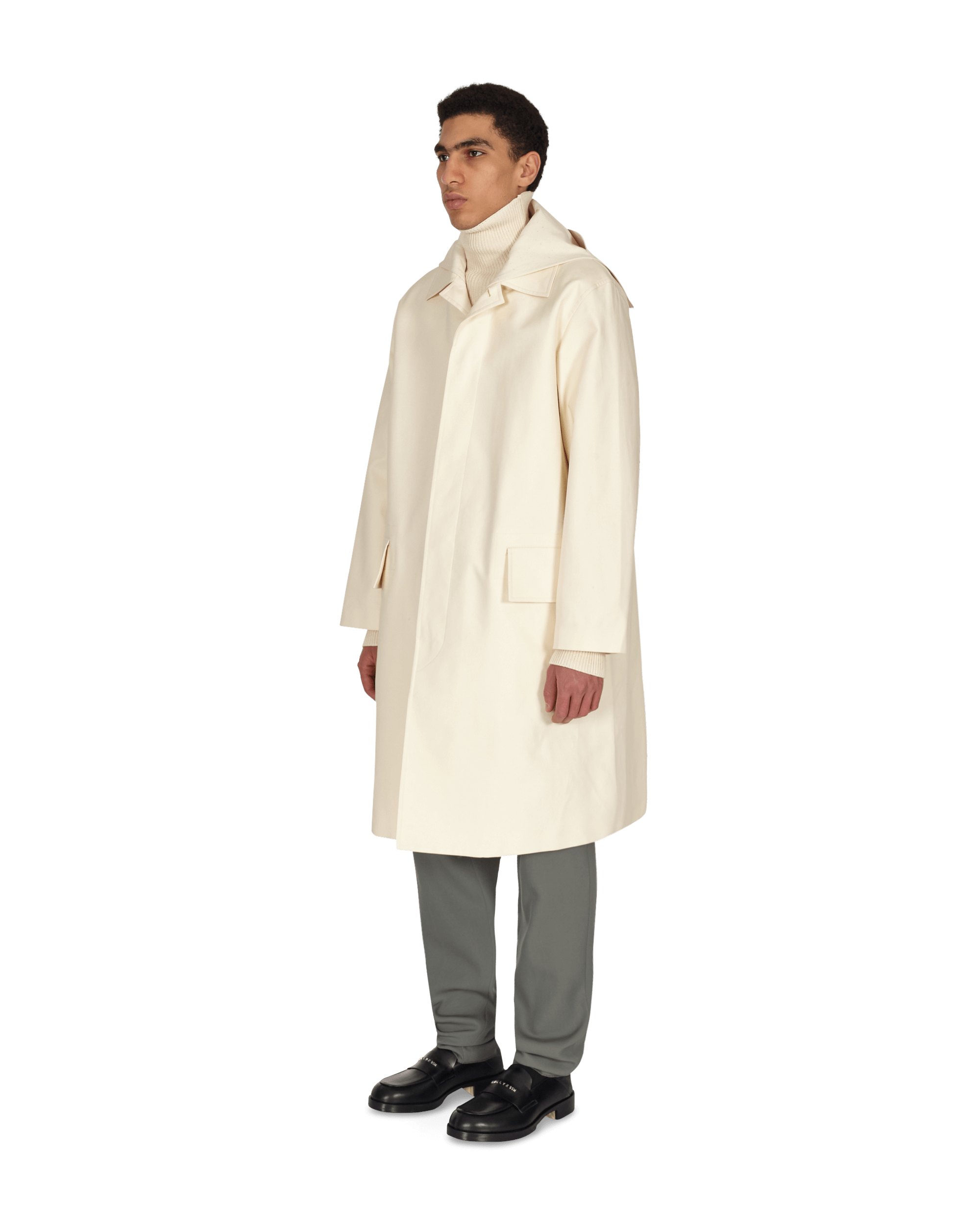 Jil Sander Sport Coat C 02 Detch Coll Cream White Coats and Jackets Coats JSMS430222-MS241600B 280