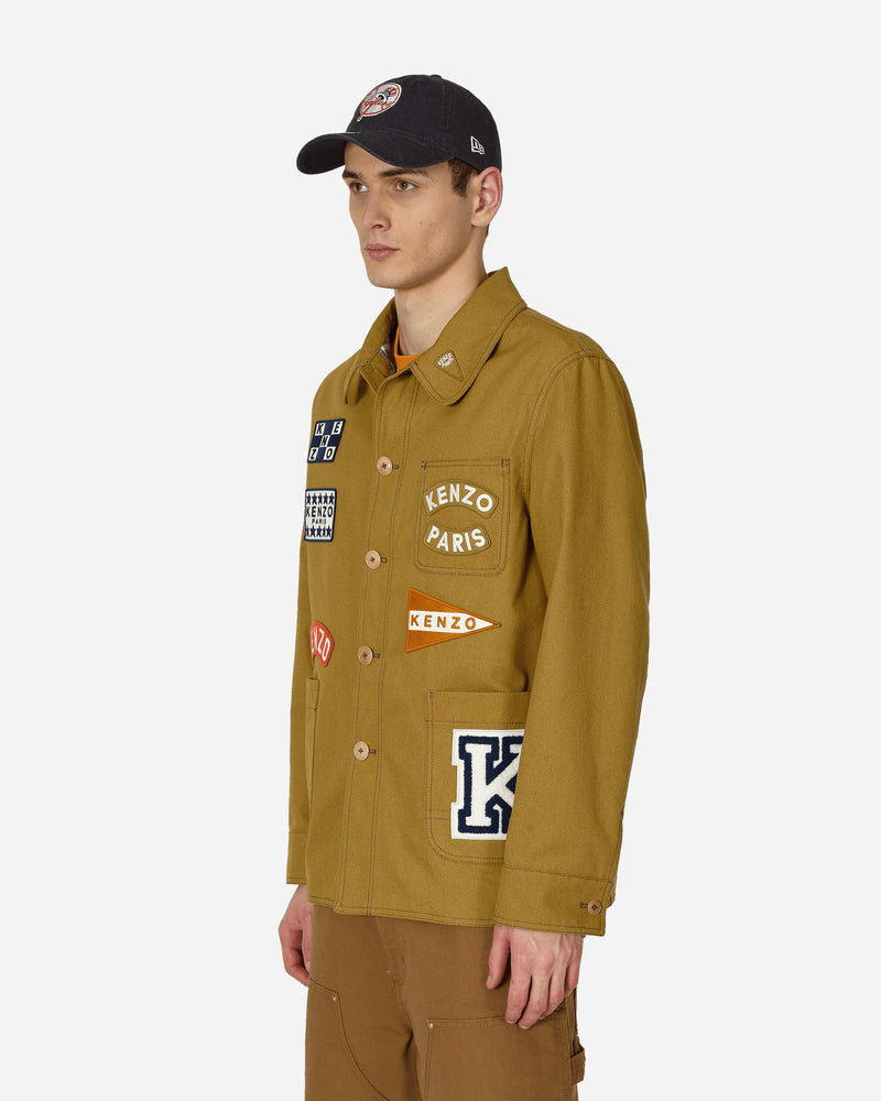 Kenzo Paris Kenzo Sailor Workwear Jacket Tabac Coats and Jackets Denim Jackets FD55VE2239RT 87