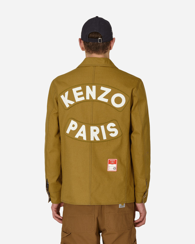 Kenzo Paris Kenzo Sailor Workwear Jacket Tabac Coats and Jackets Denim Jackets FD55VE2239RT 87