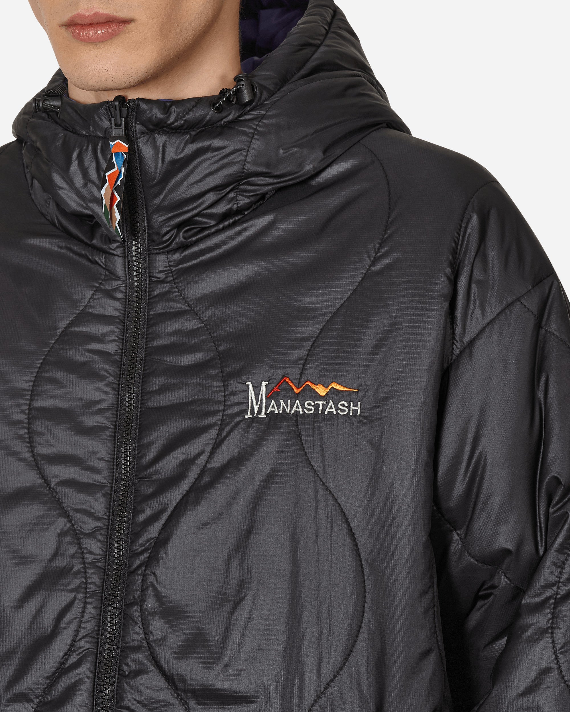 Manastash Y2K Reversible Hoodie '22 Blk Coats and Jackets Jackets 7122044 09