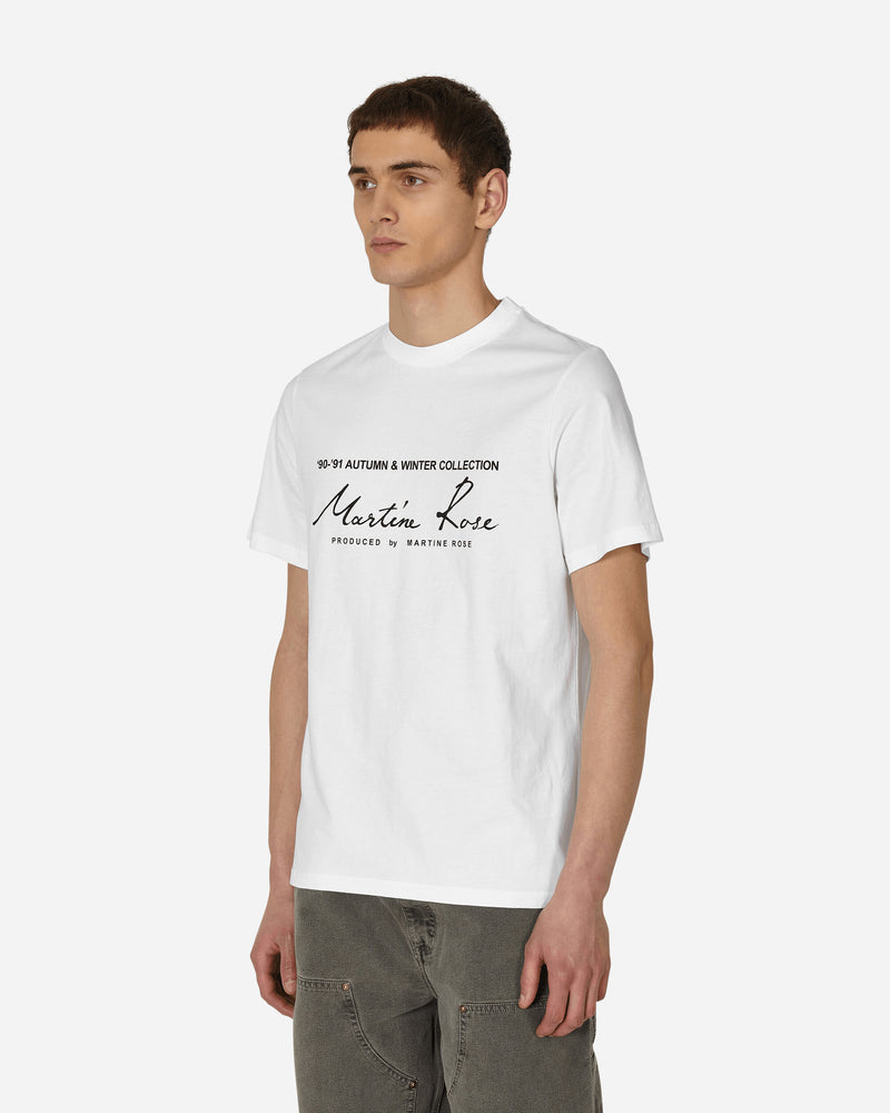 Martine Rose Classsic T-Shirt White T-Shirts Shortsleeve CMR603JC  WHITE