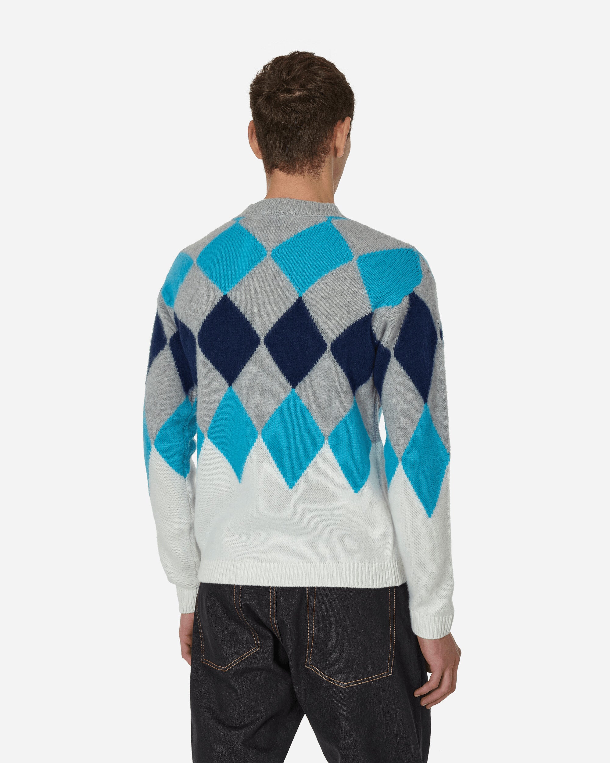 Moncler Genius Crewneck Sweater X Fragment Blue Knitwears Sweaters 9C00001M1127 P07