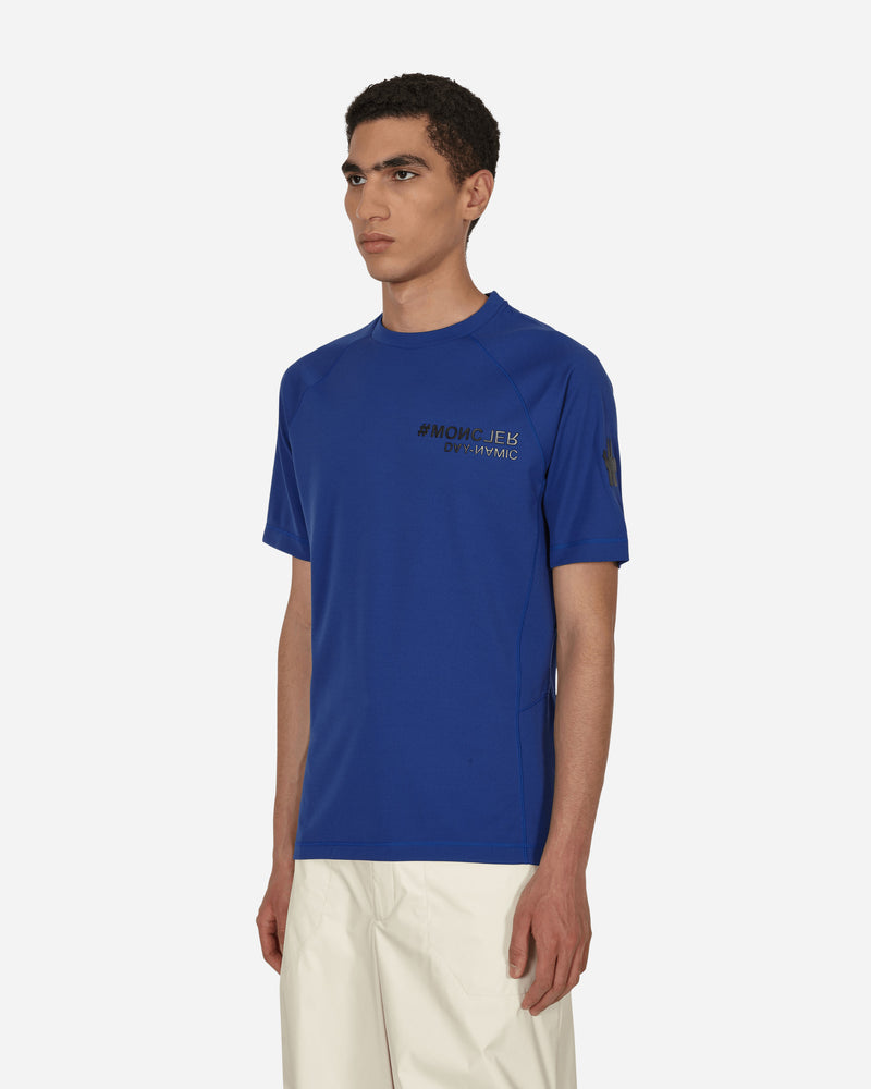 Moncler Grenoble Ss T-Shirt Blue T-Shirts Shortsleeve H20978C00001 749