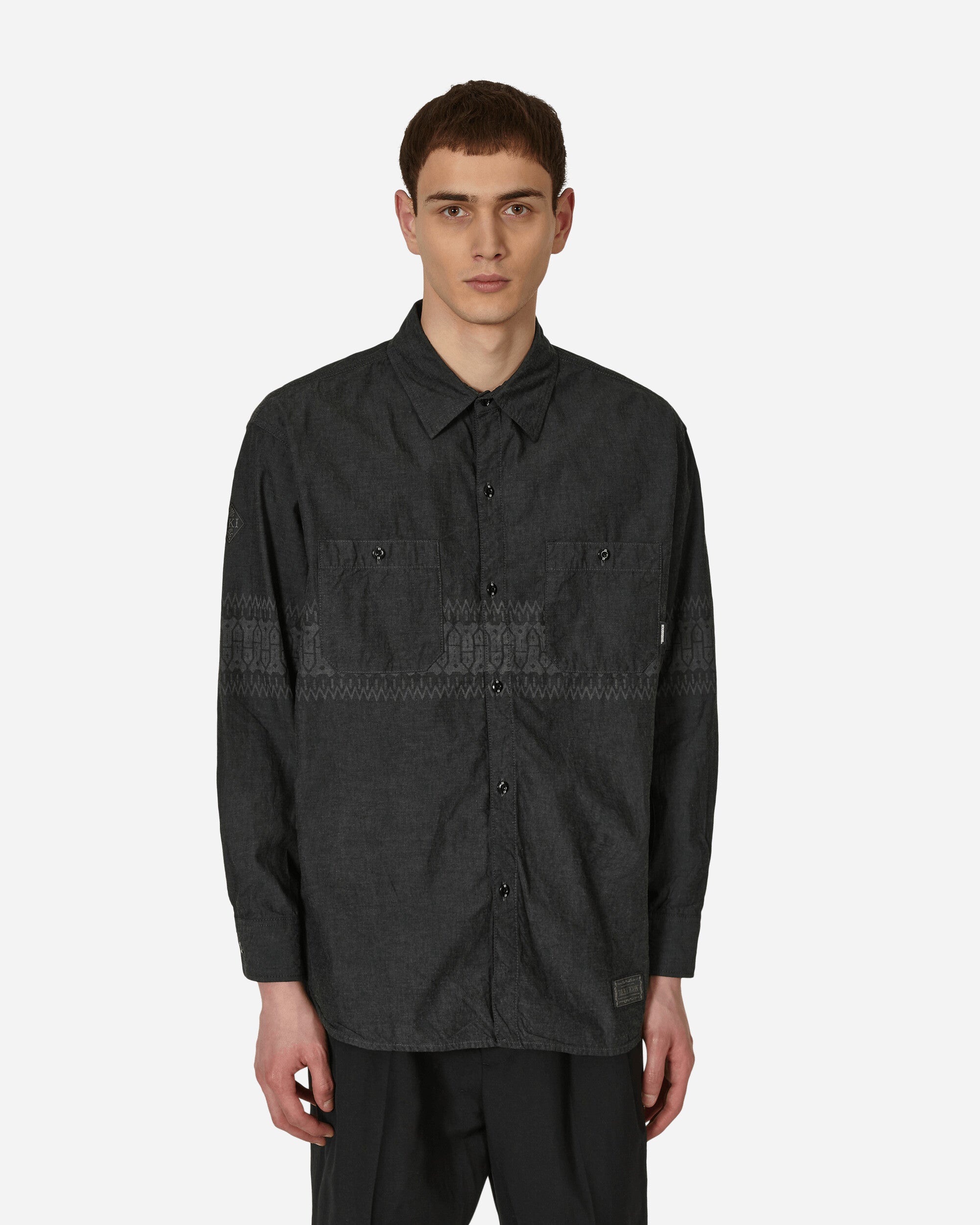 Bi Chambray Longsleeve Shirt Black