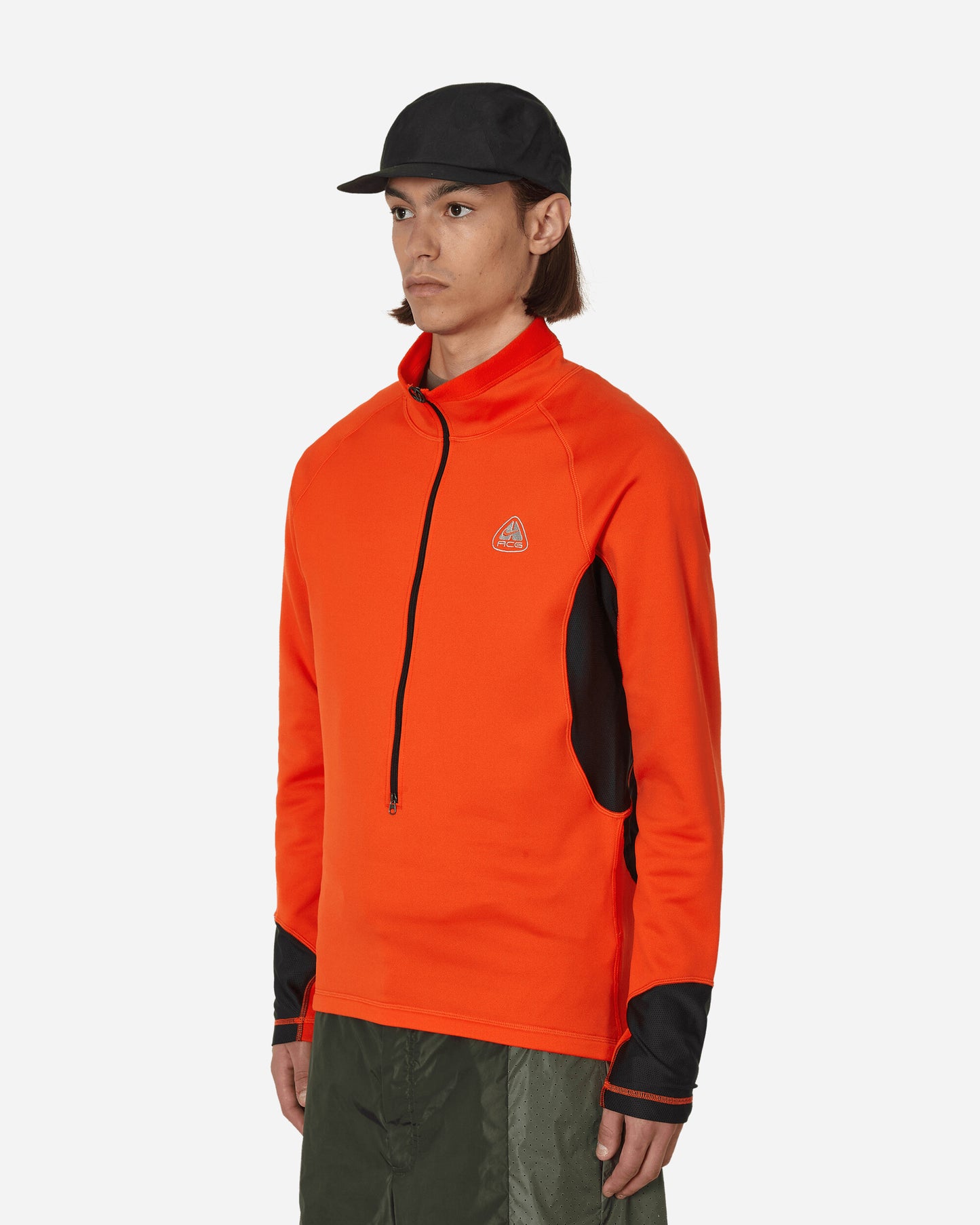 Nike Acg  Oregon Srs Polartec Top Picante Red/Black T-Shirts Shortsleeve DV9220-633
