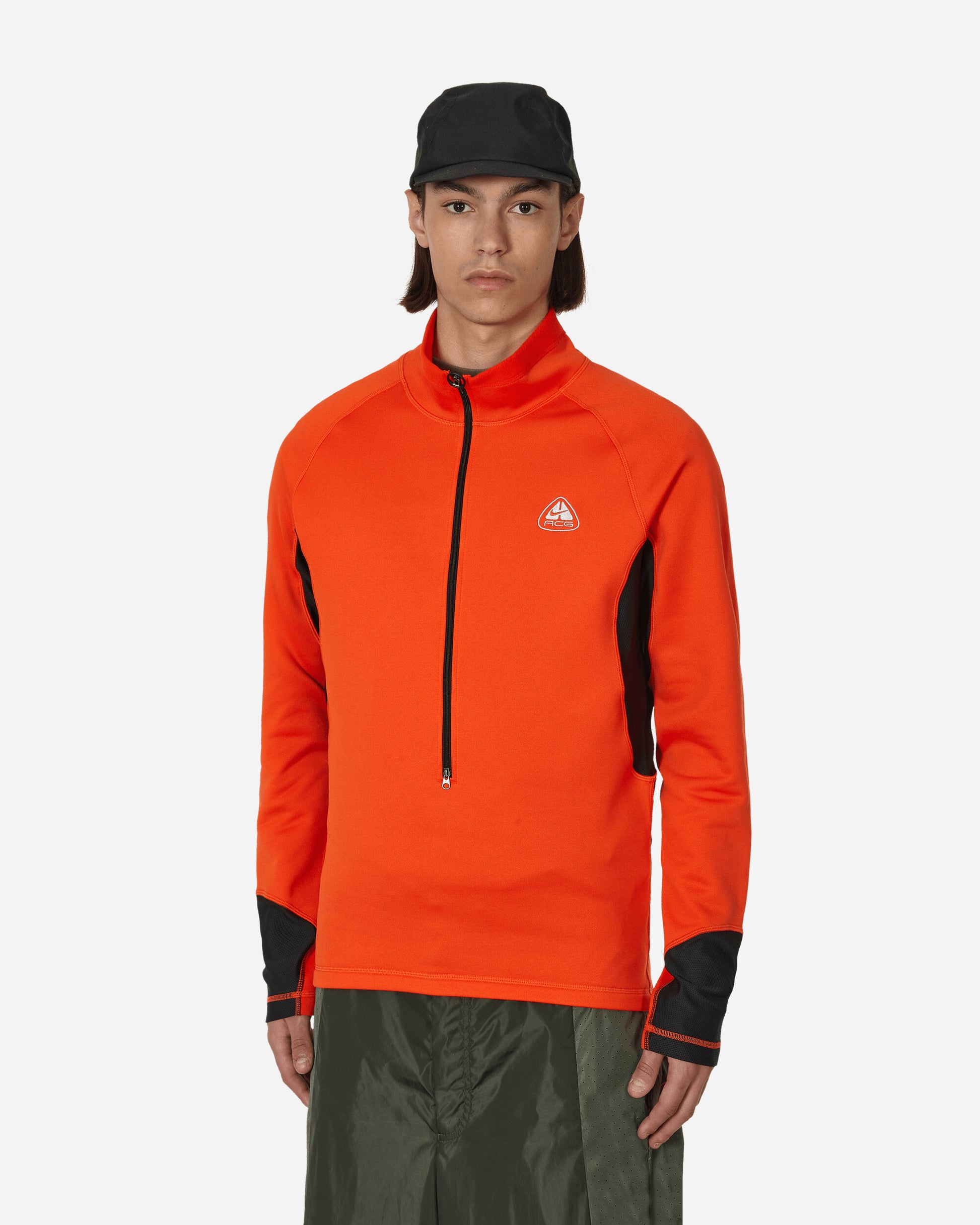 Nike Acg  Oregon Srs Polartec Top Picante Red/Black T-Shirts Shortsleeve DV9220-633