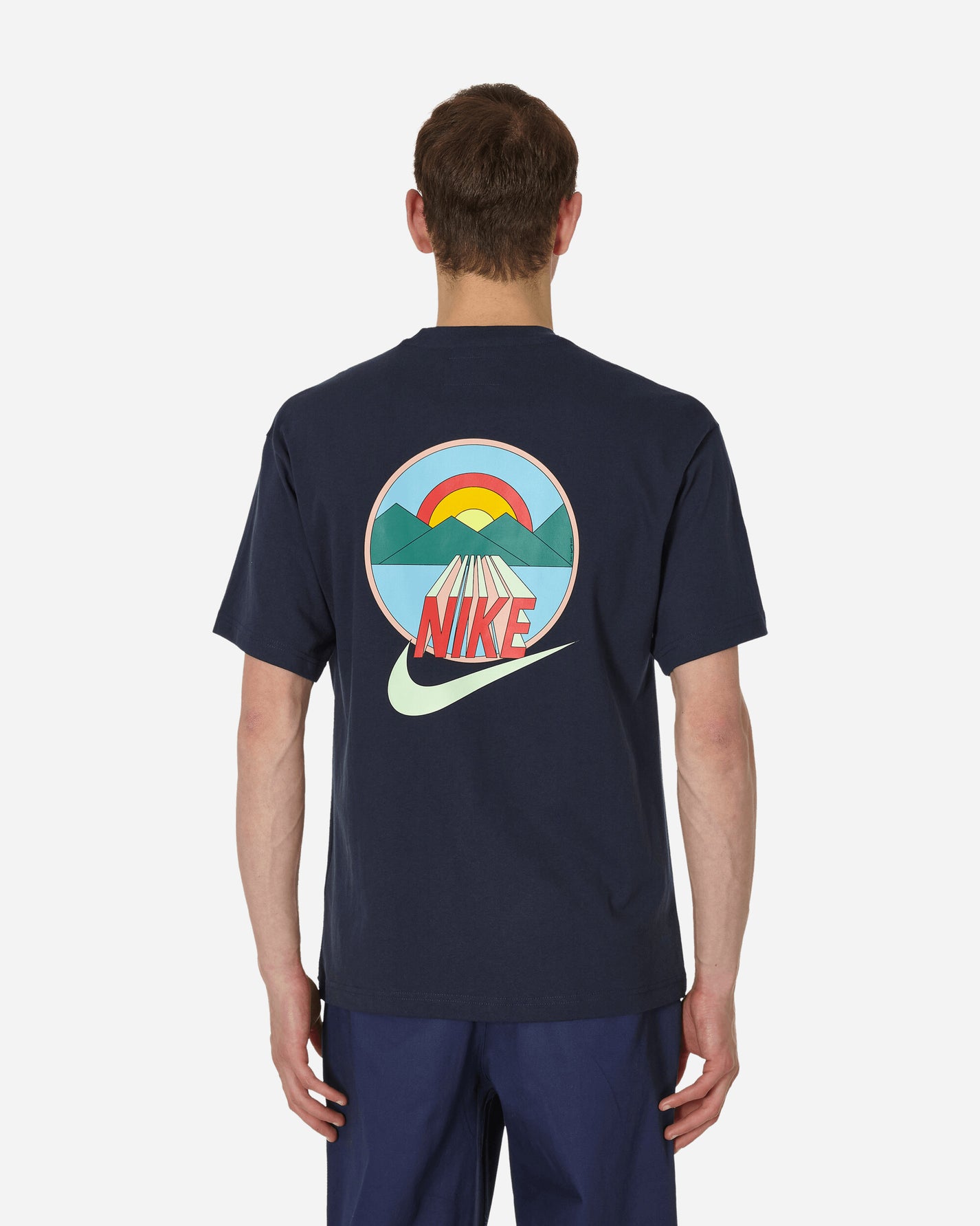 Nike Nrg Sunset Ss Tee Obsidian T-Shirts Shortsleeve FB2758-451