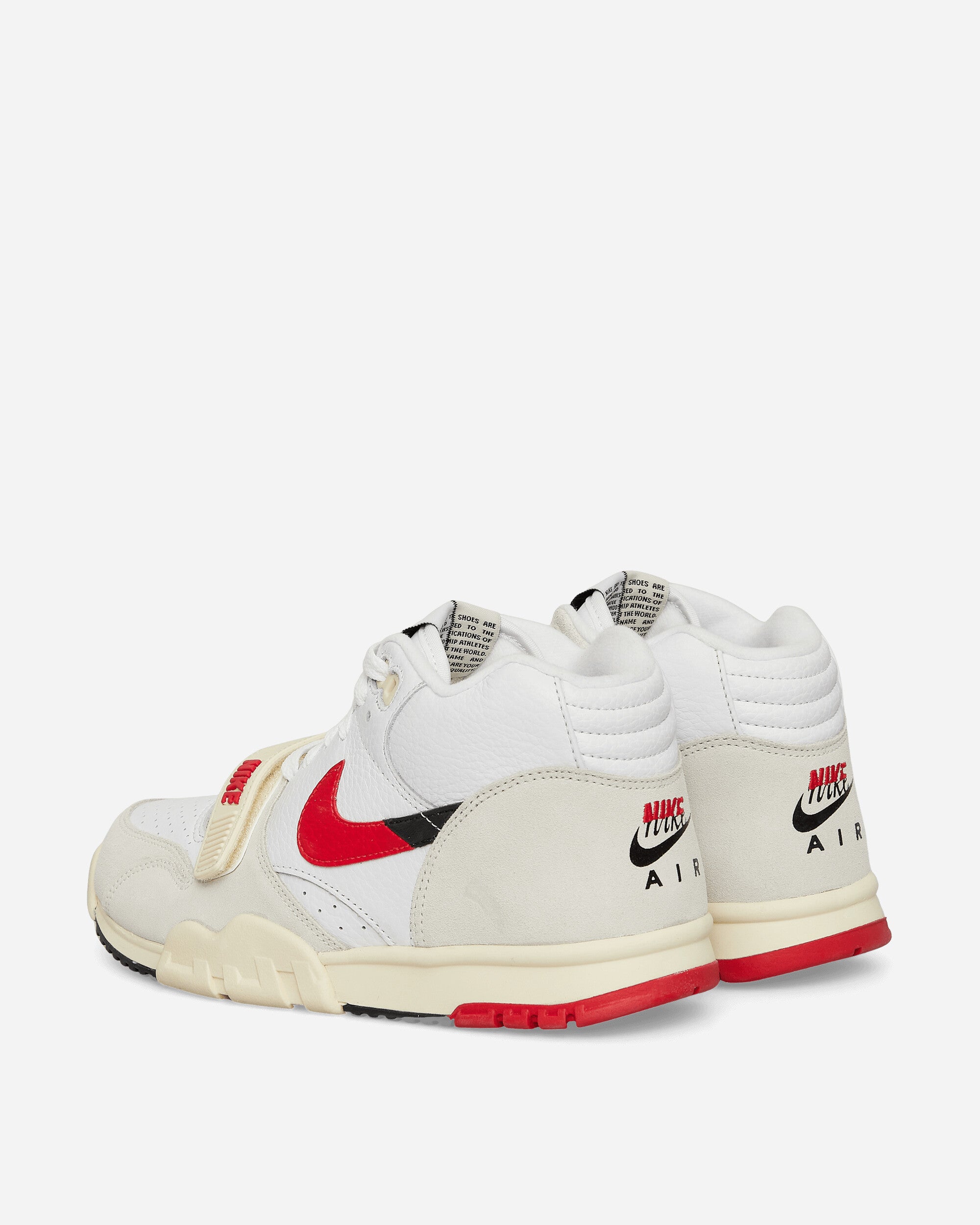 Nike Air Trainer 1 White/University Red Sneakers Mid DZ2547-100