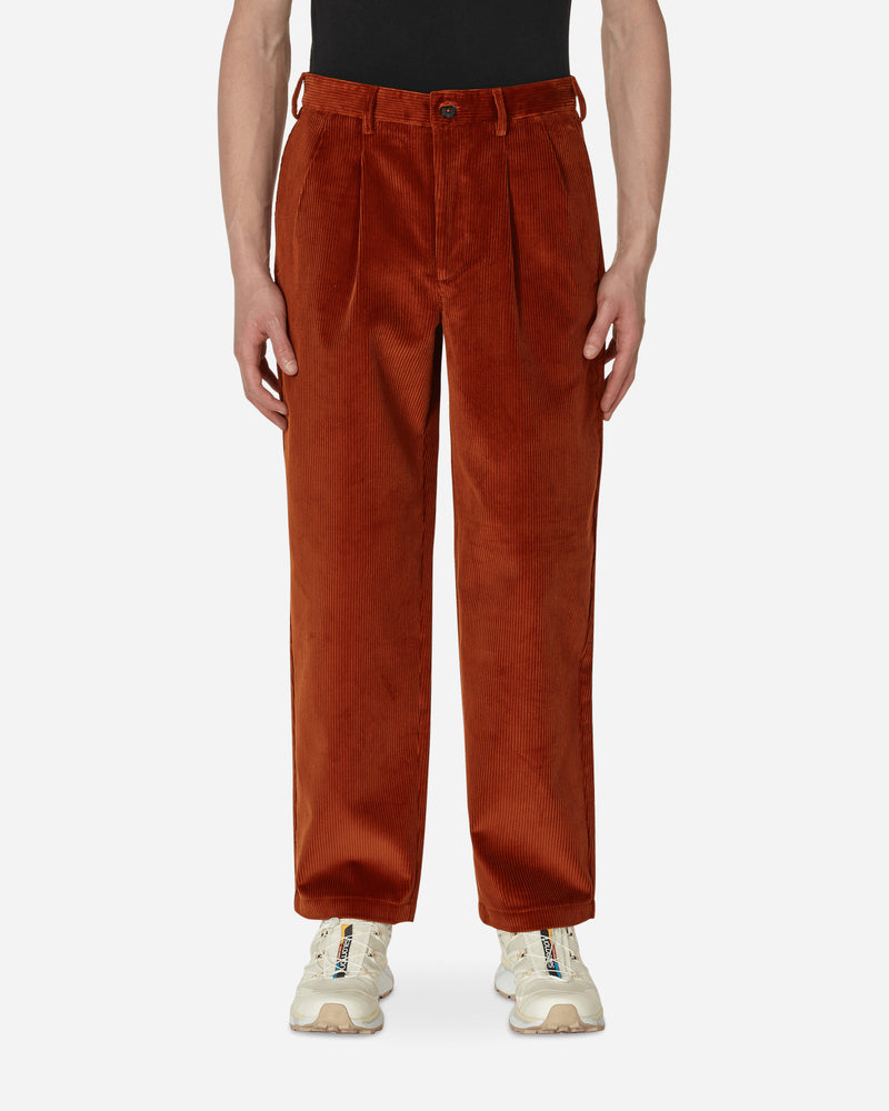 Noah Double-Pleat Corduroy Pants Cinnamon Pants Trousers P043FW22 CNM