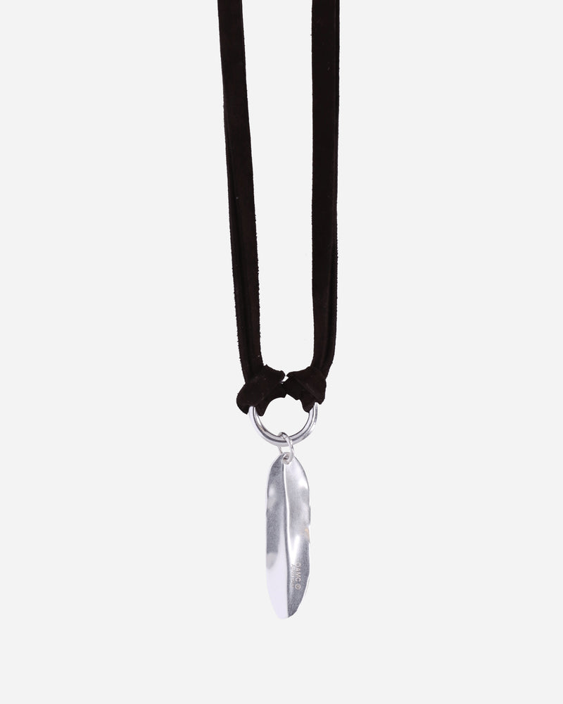 OAMC Feather Necklace Stone Grey Jewellery Necklaces 23A28OAB24 020