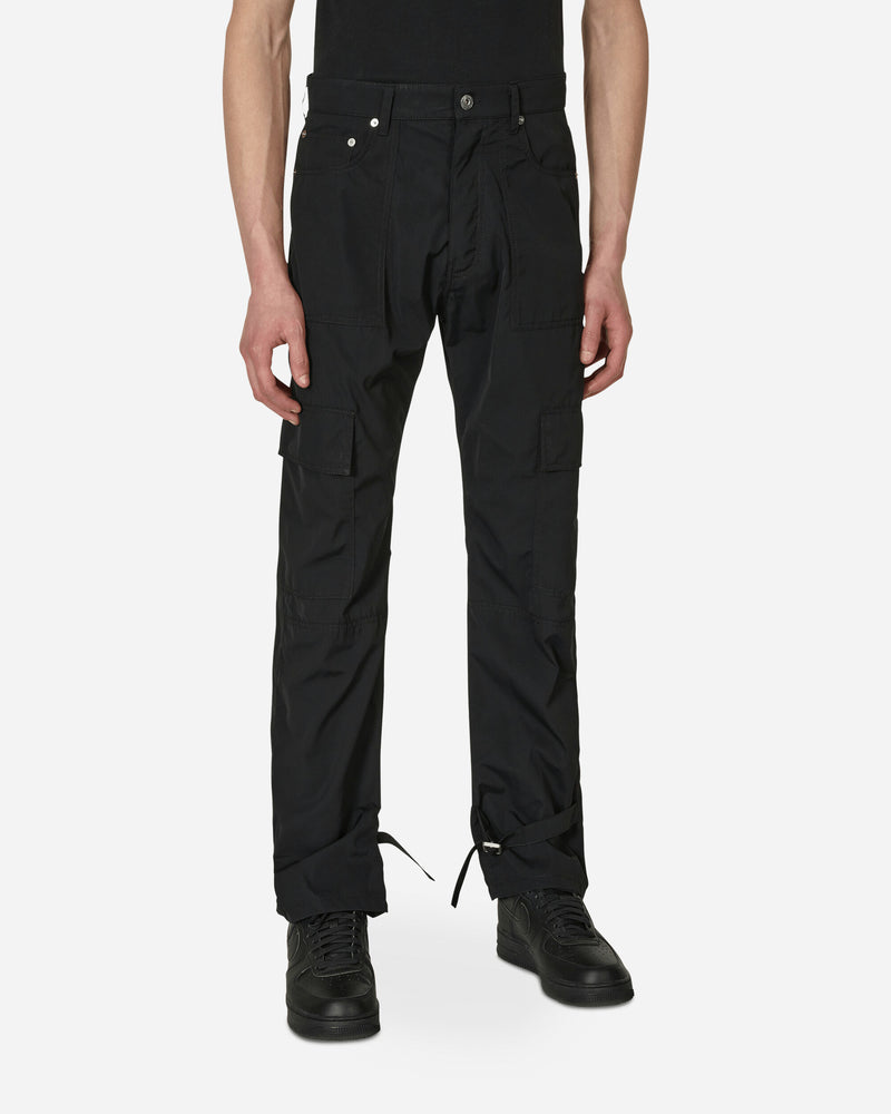 Off-White Wave Tag Nylon Cargo Pant Black Pants Trousers OMCF036S23FAB001 1000
