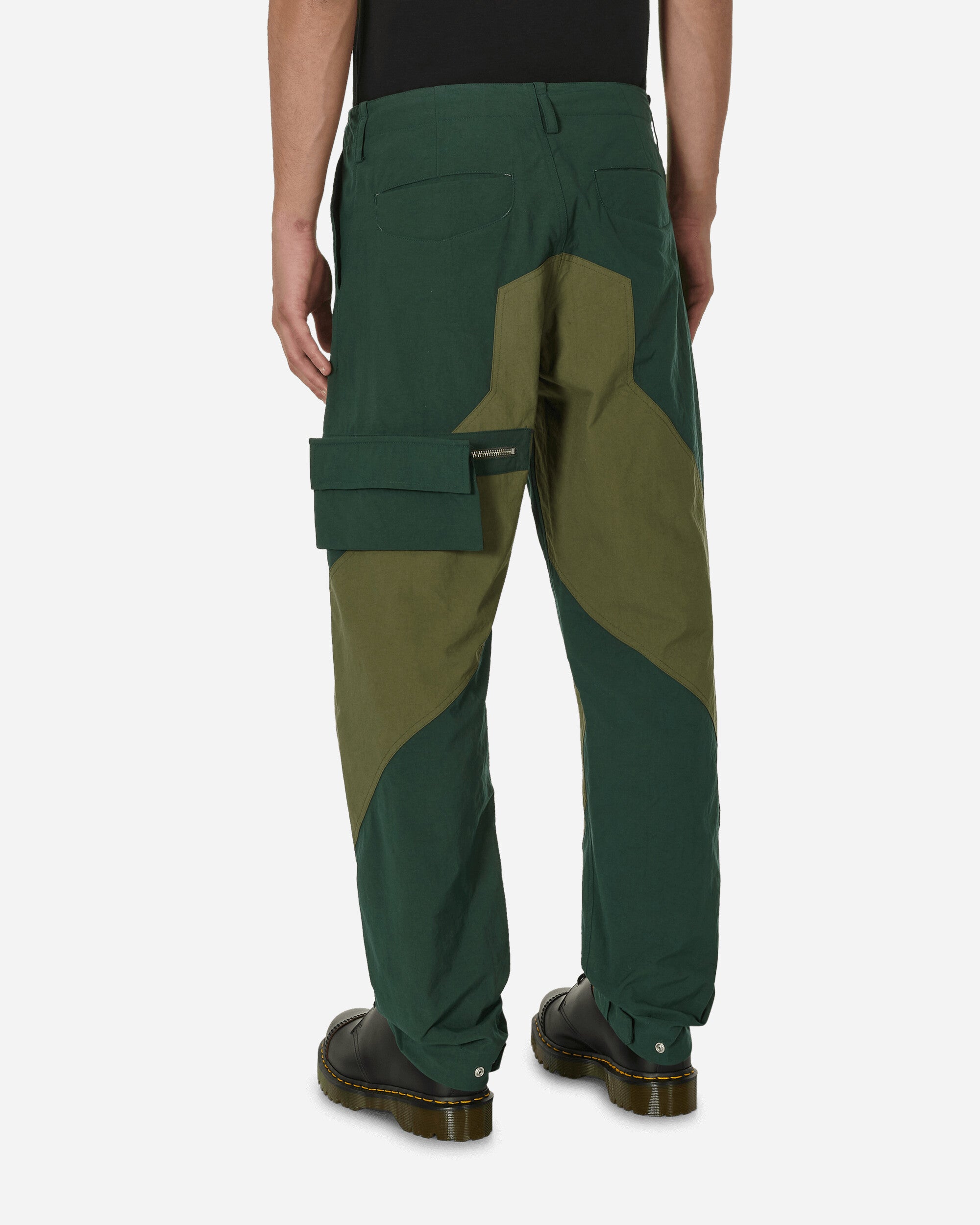 Phingerin Moving Diagonal Pants Green/Olive Pants Trousers PD-231-BT-021 A