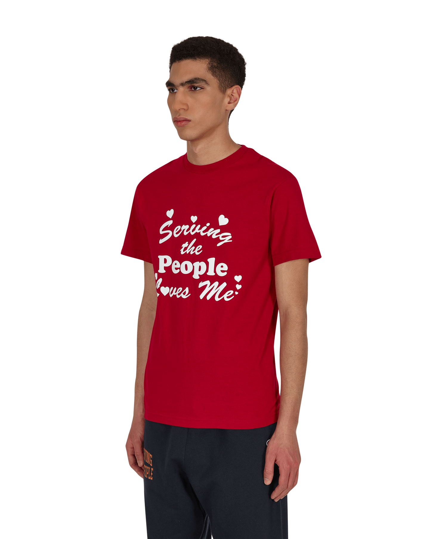 Serving The People Loves Me Red Shirts Shortsleeve STPS21ILOVETEE 002